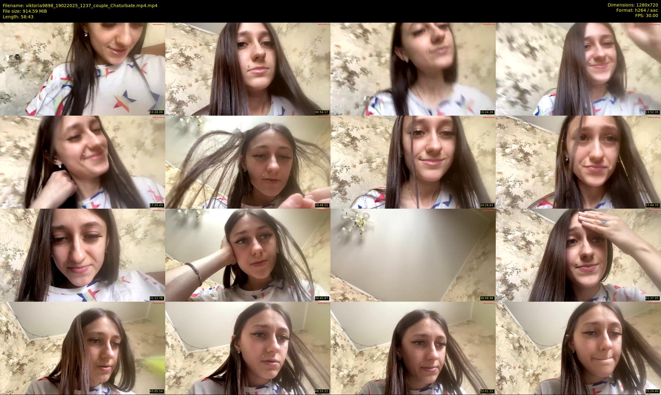 viktoria9898 — 59 minute Chaturbate couple cam show recording, 720p, Feb 19, 2025