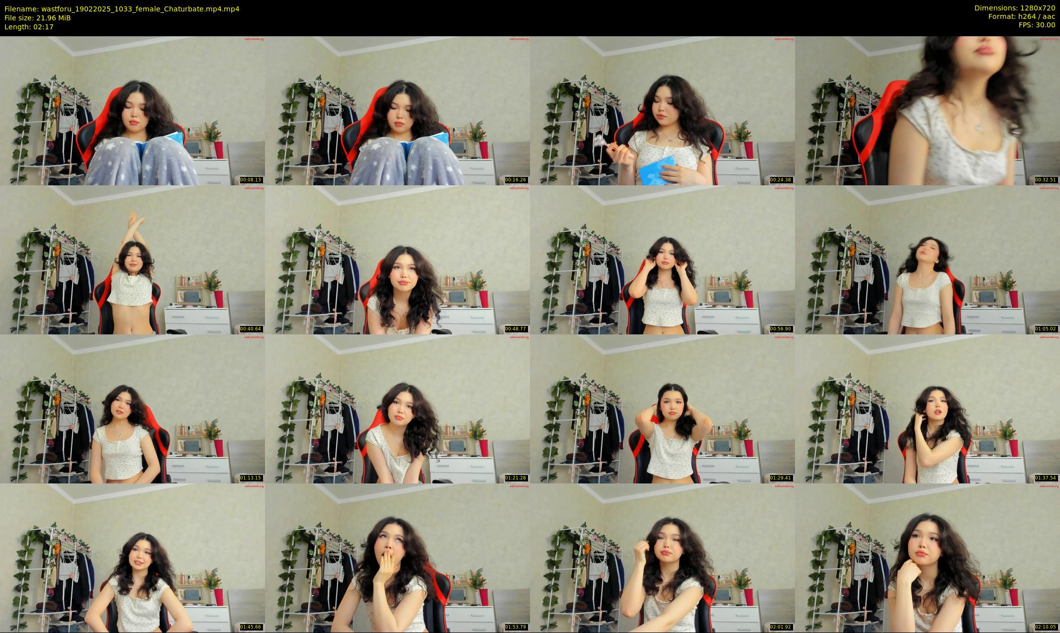 wastforu — 3 minute Chaturbate female cam show recording, 720p, Feb 19, 2025