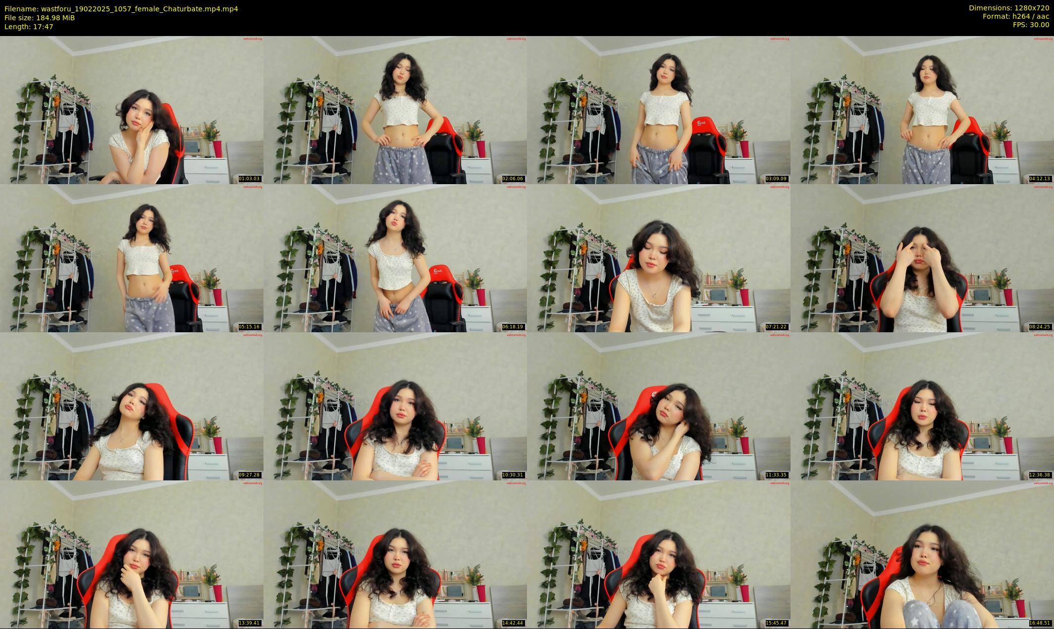 wastforu — 18 minute Chaturbate female cam show recording, 720p, Feb 19, 2025