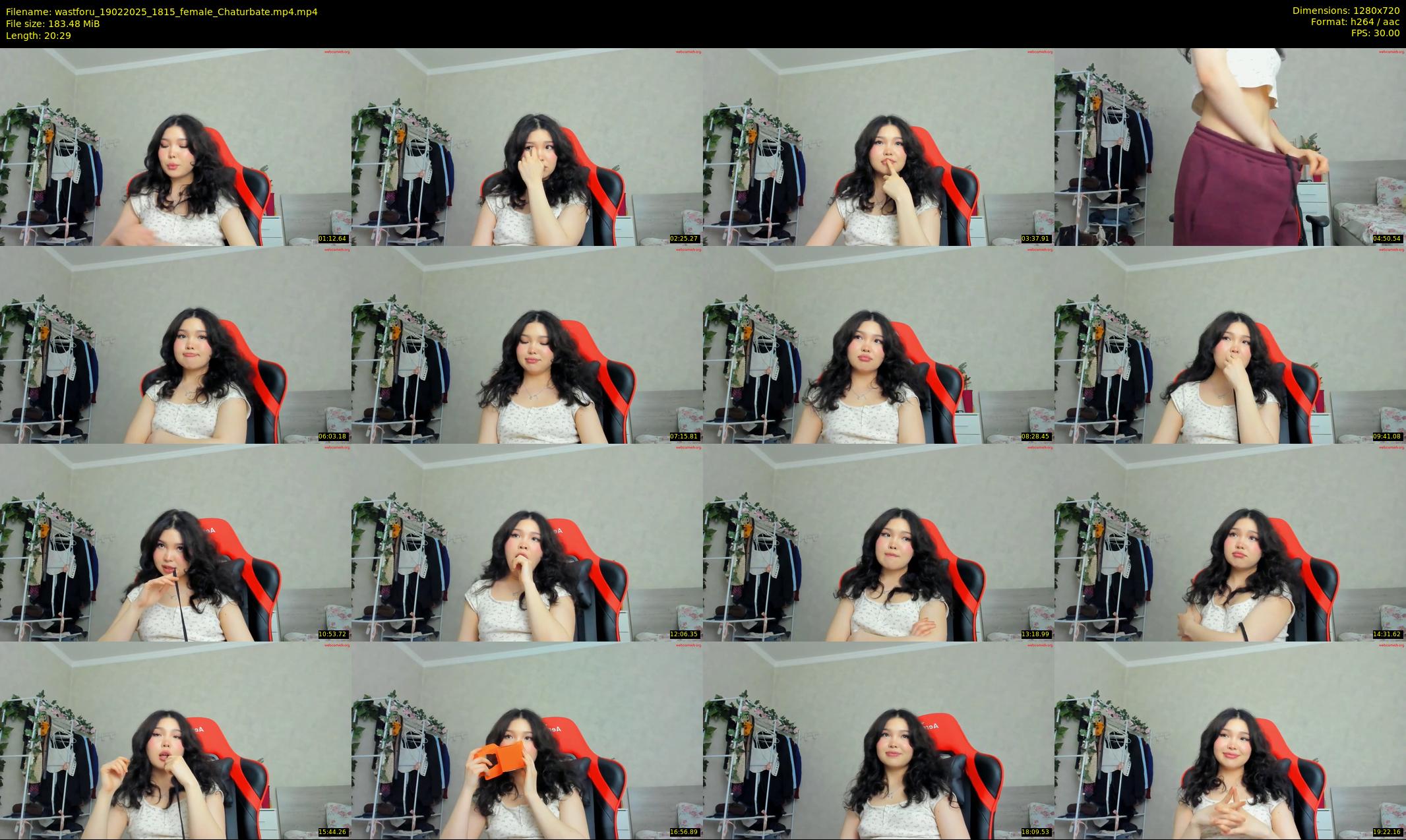 wastforu — 21 minute Chaturbate female cam show recording, 720p, Feb 19, 2025