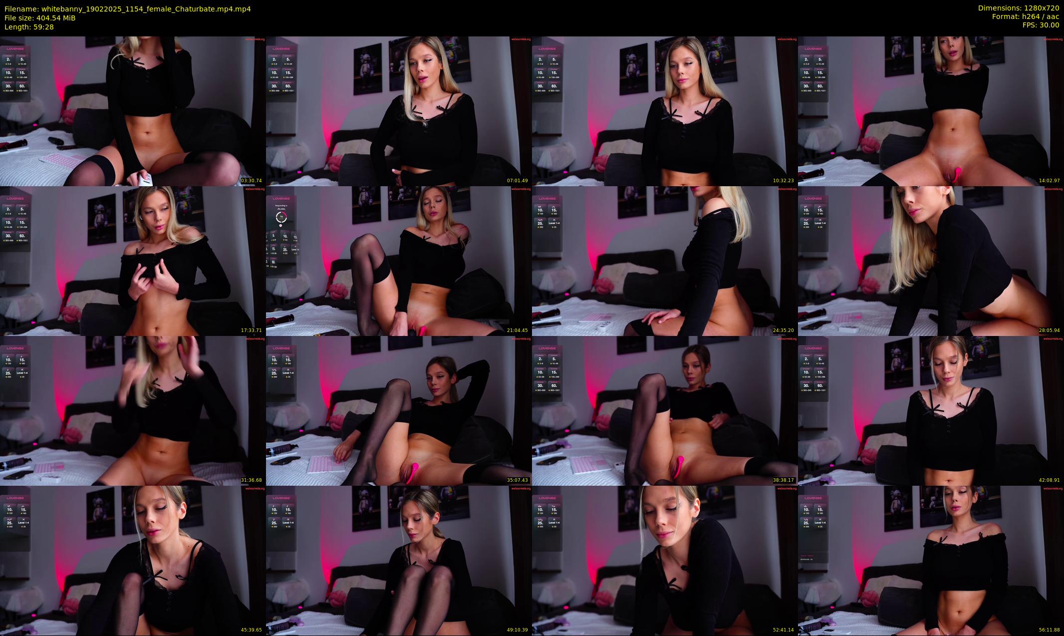 whitebanny — 60 minute Chaturbate couple cam show recording, 720p, Feb 19, 2025