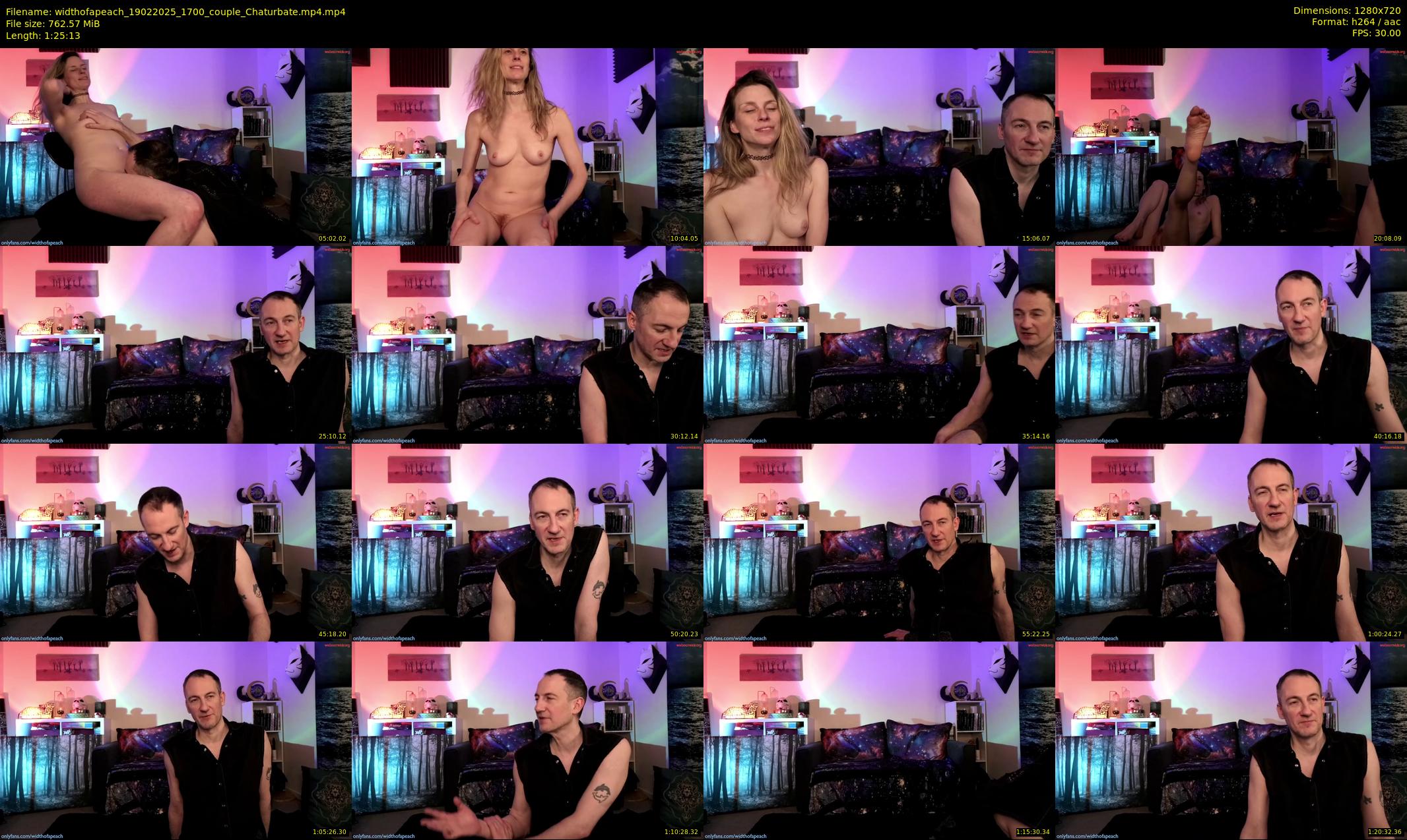 widthofapeach — 86 minute Chaturbate couple cam show recording, 720p, Feb 19, 2025
