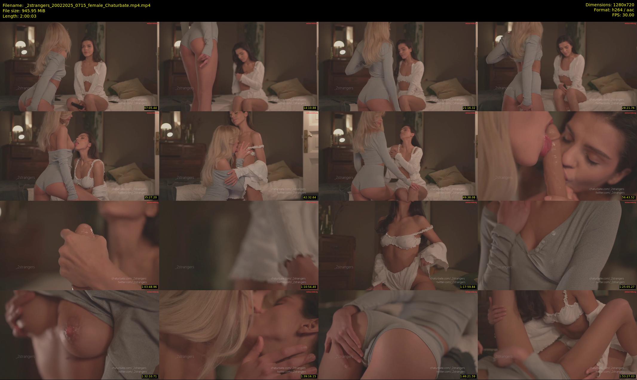 _2strangers — 121 minute Chaturbate couple cam show recording, 720p, Feb 20, 2025