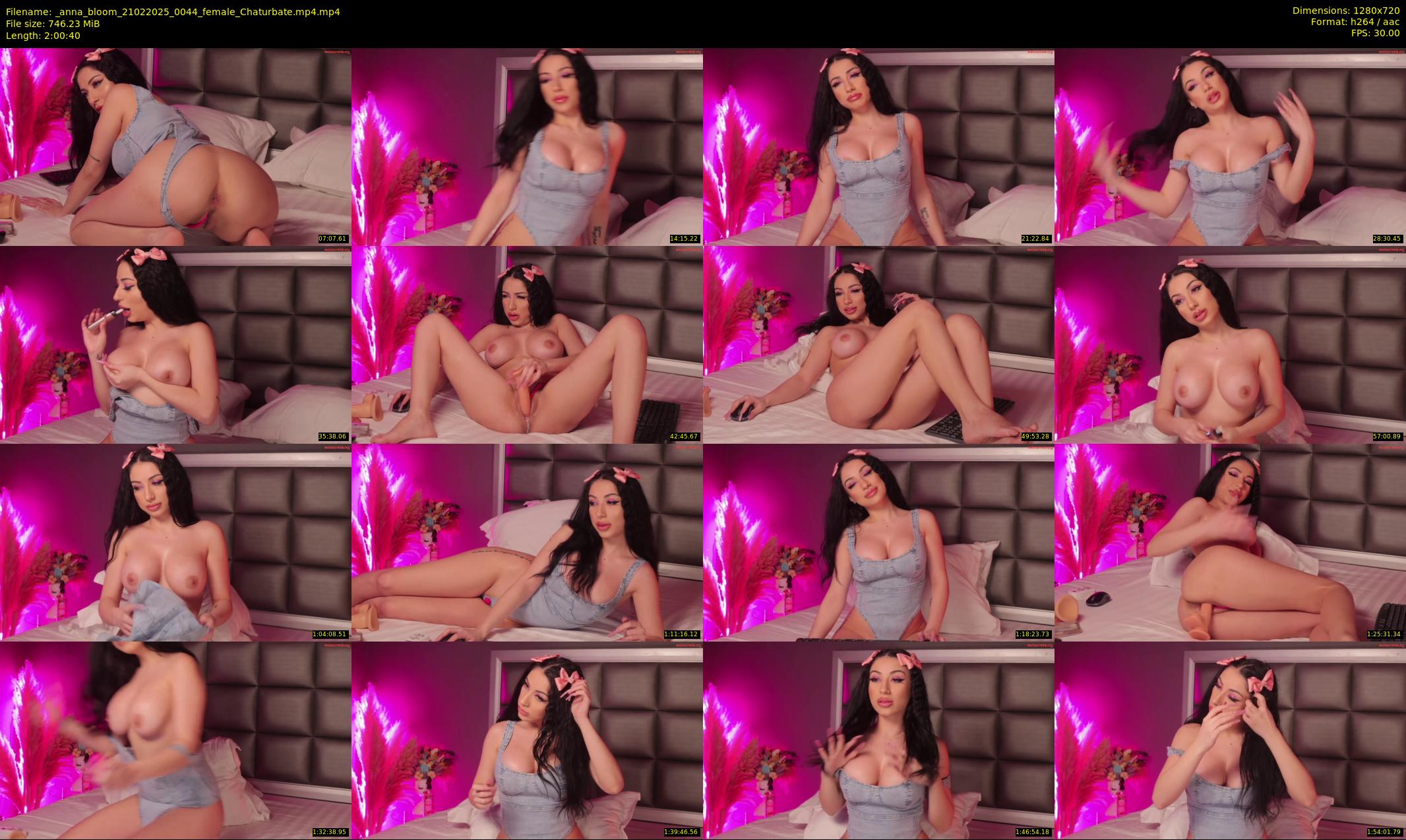 _anna_bloom — 121 minute Chaturbate female cam show recording, 720p, Feb 21, 2025