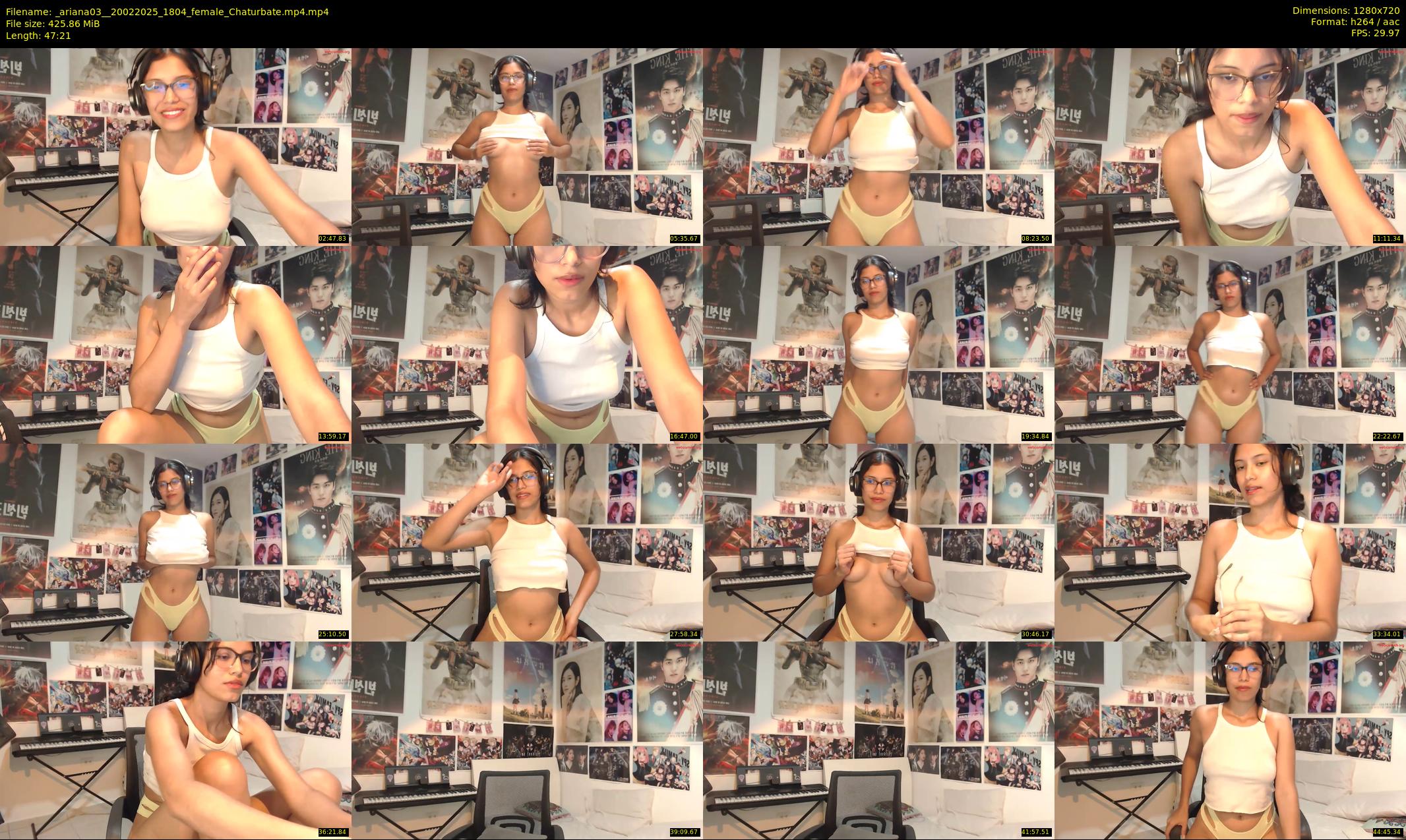 _ariana03_ — 48 minute Chaturbate female cam show recording, 720p, Feb 20, 2025