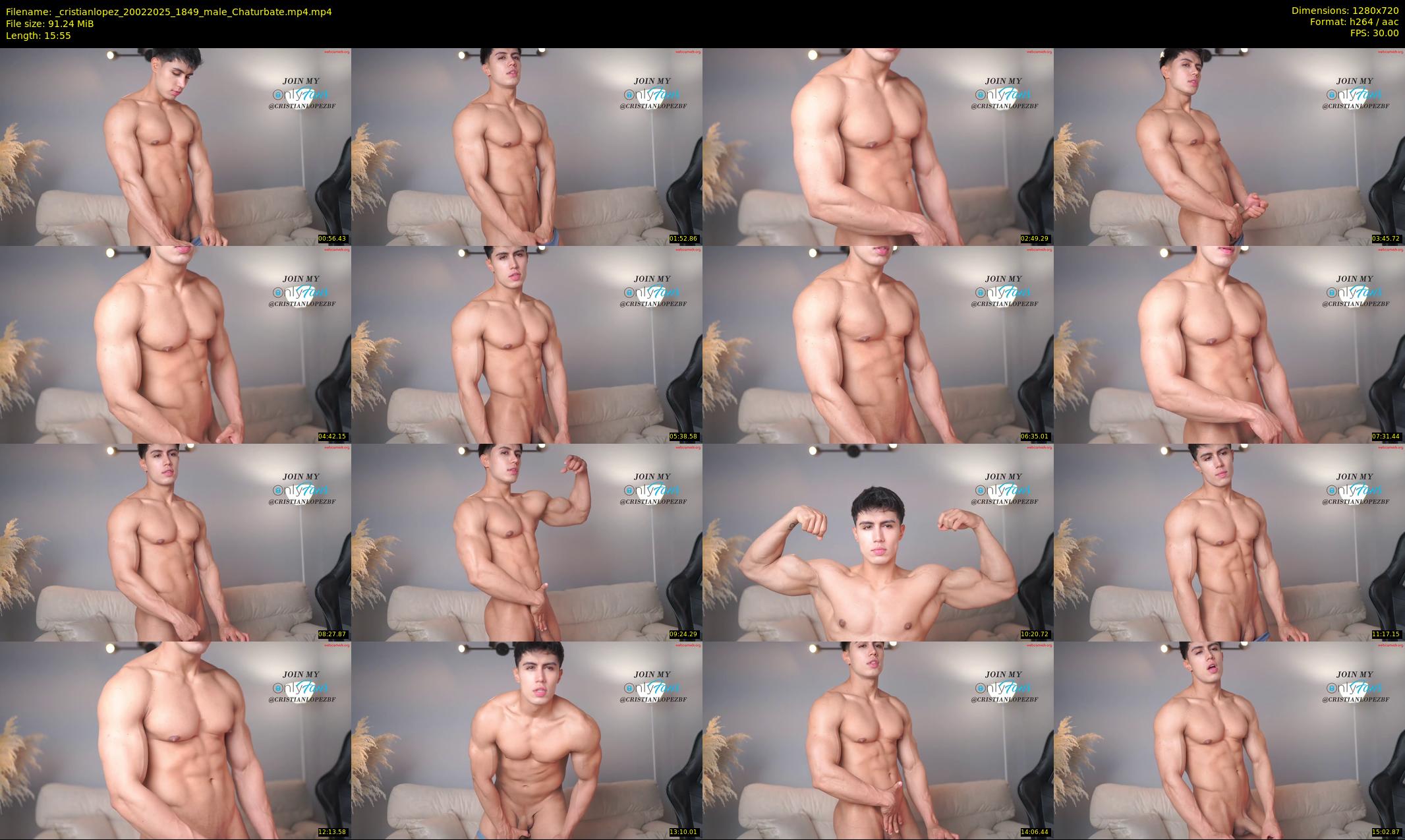 _cristianlopez — 16 minute Chaturbate male cam show recording, 720p, Feb 20, 2025