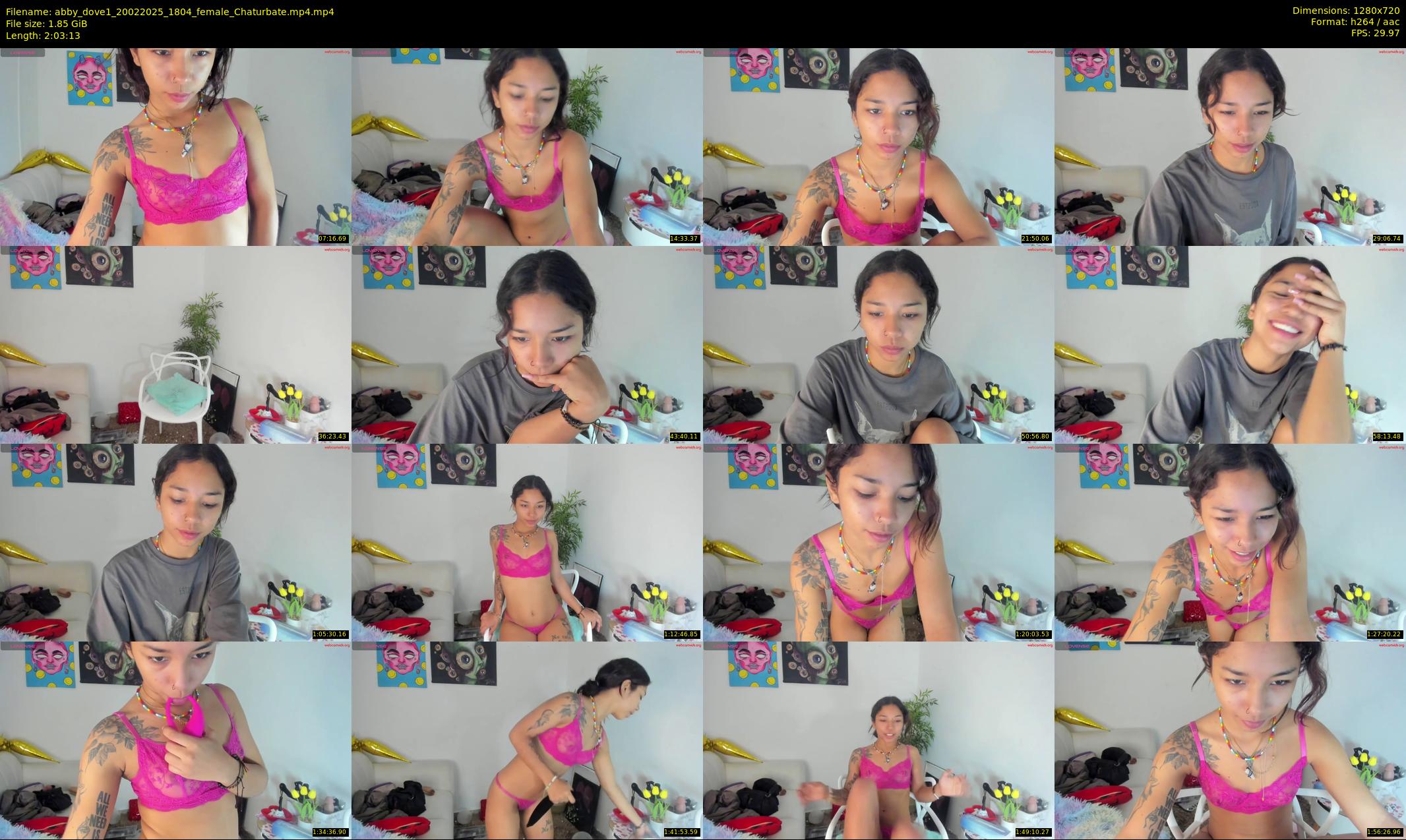 abby_dove1 — 124 minute Chaturbate female cam show recording, 720p, Feb 20, 2025