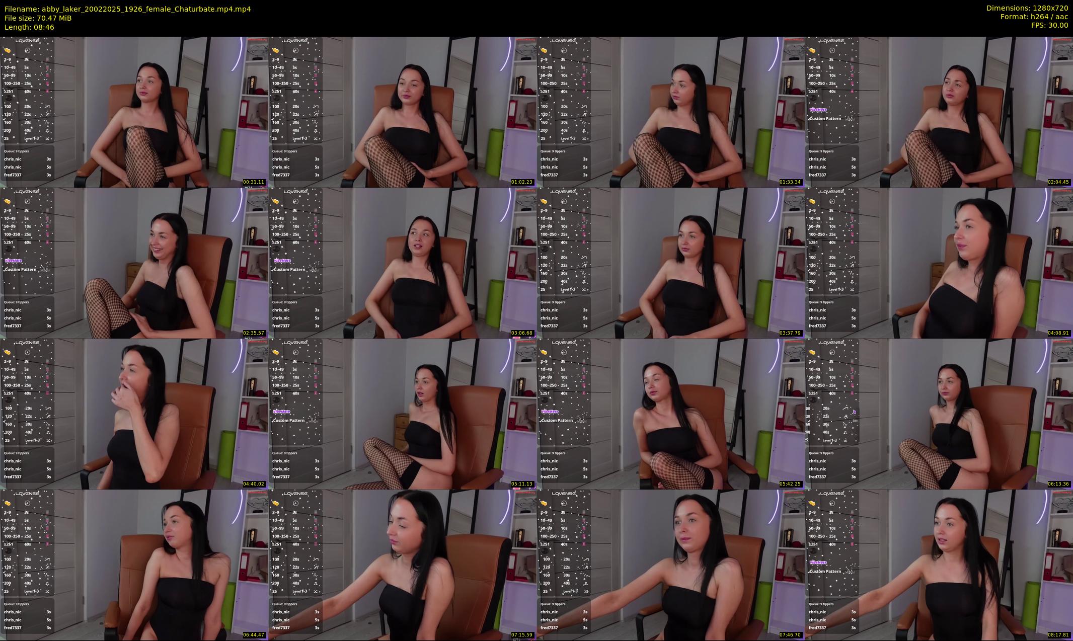 abby_laker — 9 minute Chaturbate female cam show recording, 720p, Feb 20, 2025
