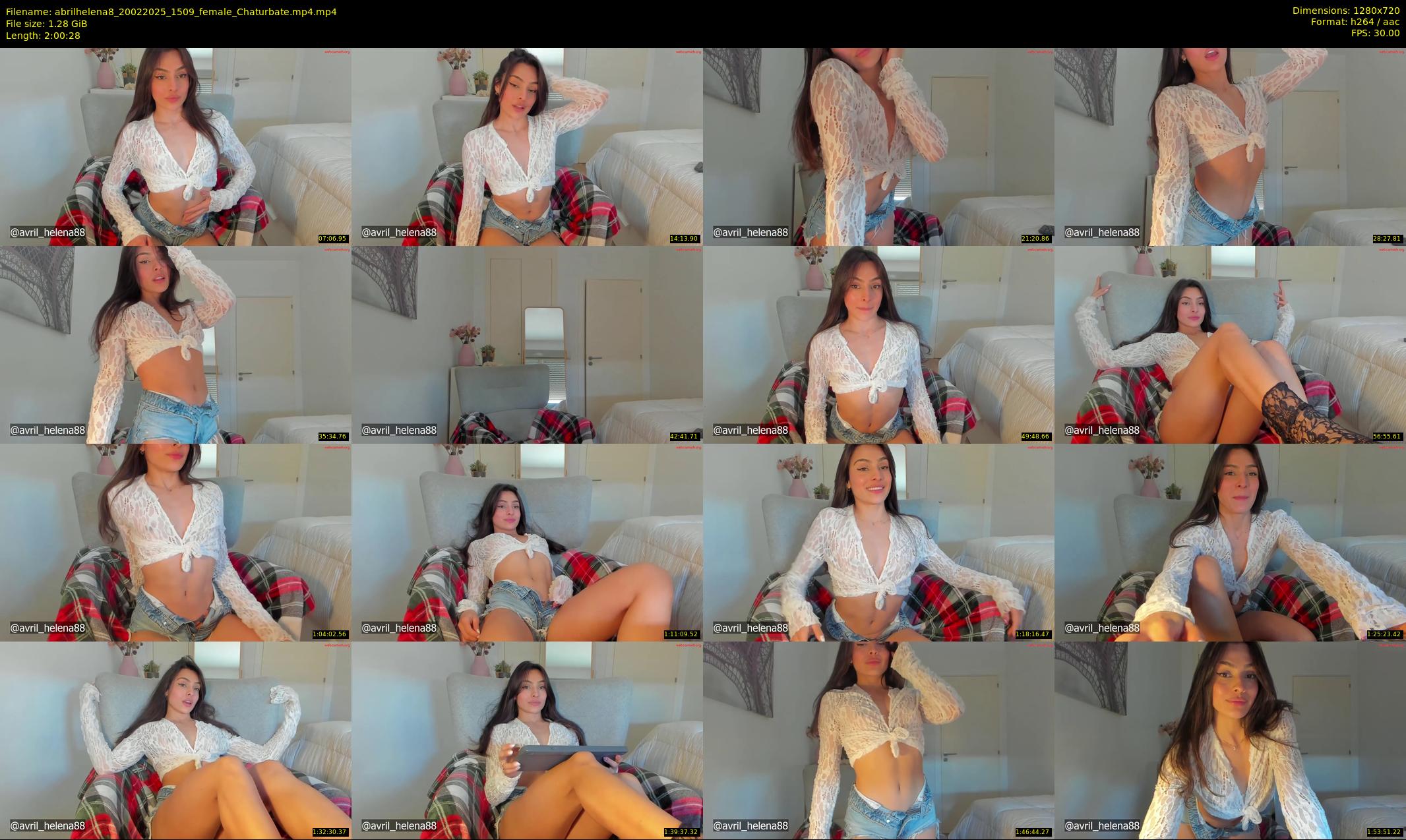 abrilhelena8 — 121 minute Chaturbate female cam show recording, 720p, Feb 20, 2025