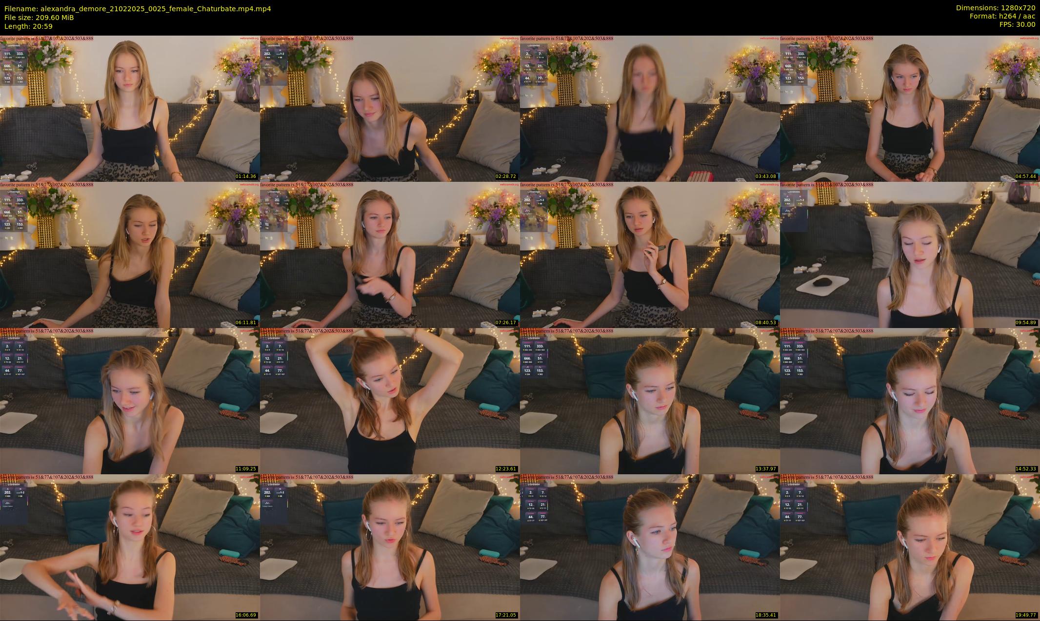 alexandra_demore — 21 minute Chaturbate female cam show recording, 720p, Feb 21, 2025