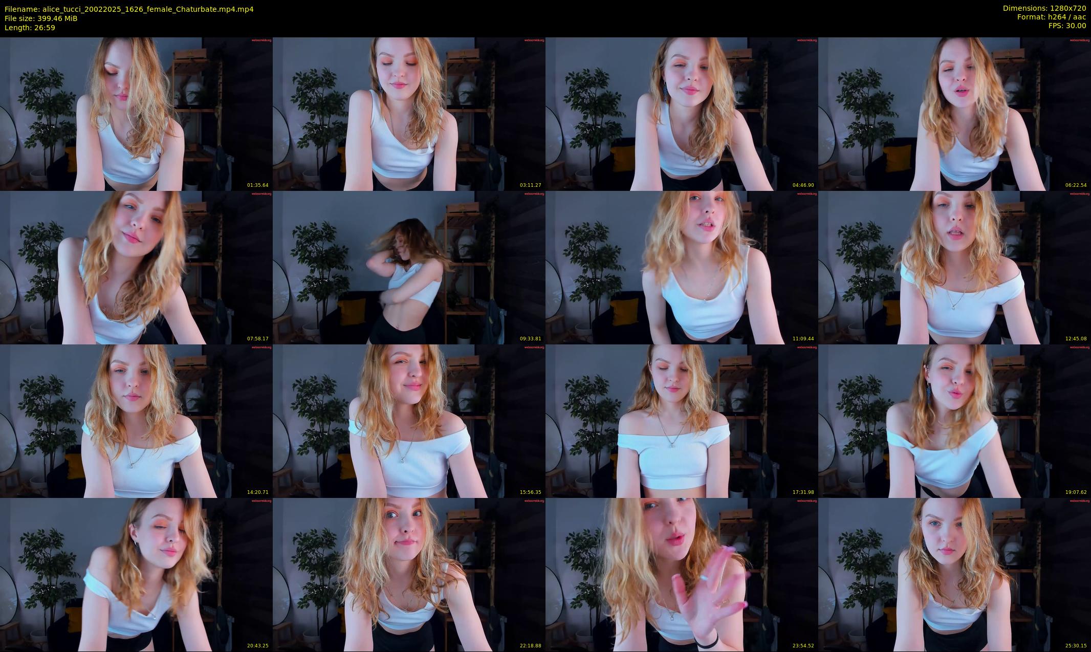 alice_tucci — 27 minute Chaturbate female cam show recording, 720p, Feb 20, 2025