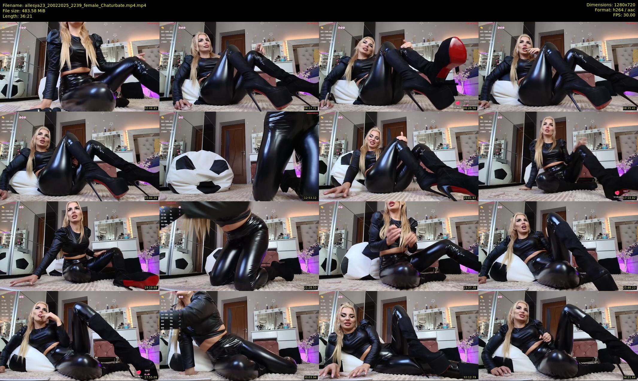 allesya23 — 37 minute Chaturbate female cam show recording, 720p, Feb 20, 2025