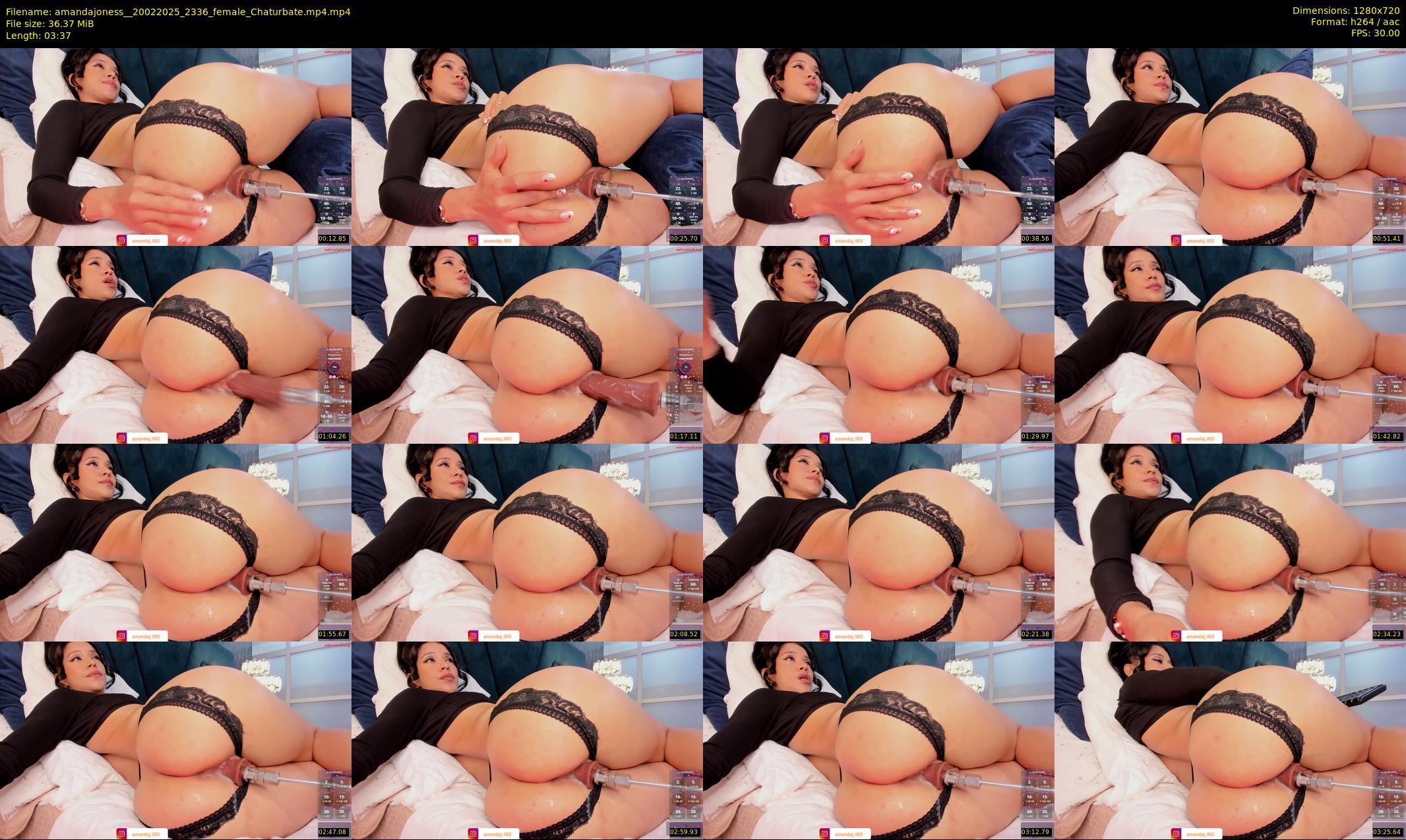 amandajoness_ — 4 minute Chaturbate female cam show recording, 720p, Feb 20, 2025
