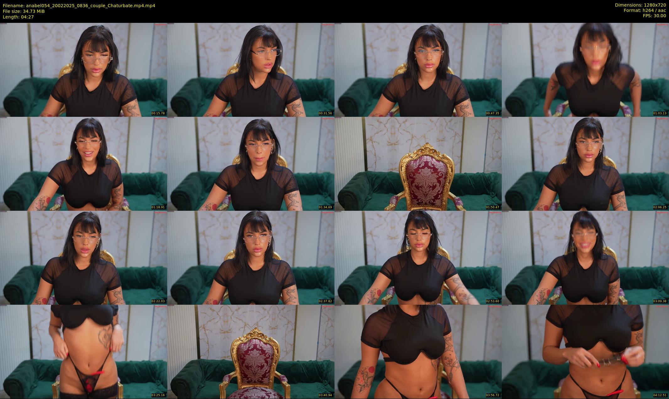 anabel054 — 5 minute Chaturbate female cam show recording, 720p, Feb 20, 2025
