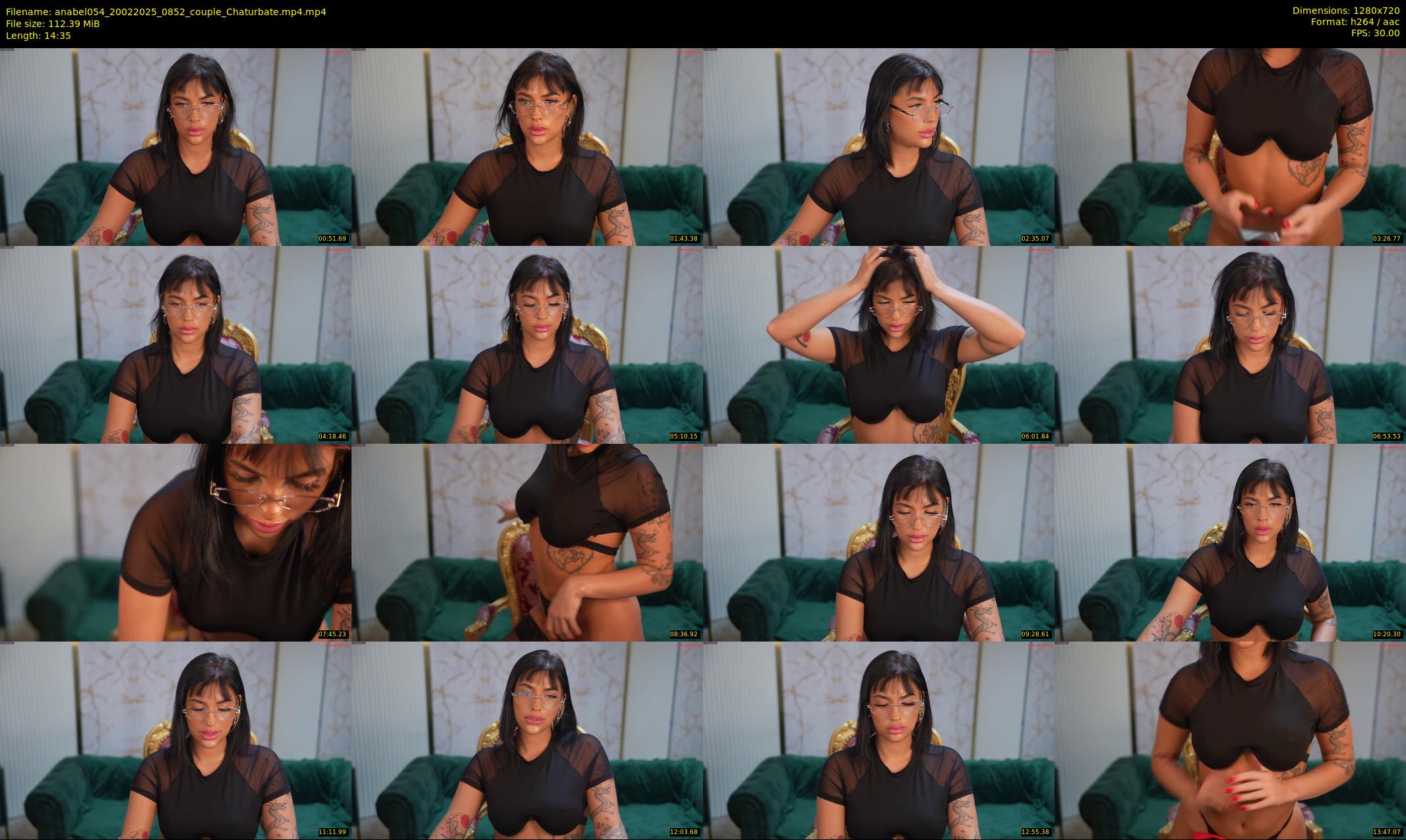 anabel054 — 15 minute Chaturbate female cam show recording, 720p, Feb 20, 2025