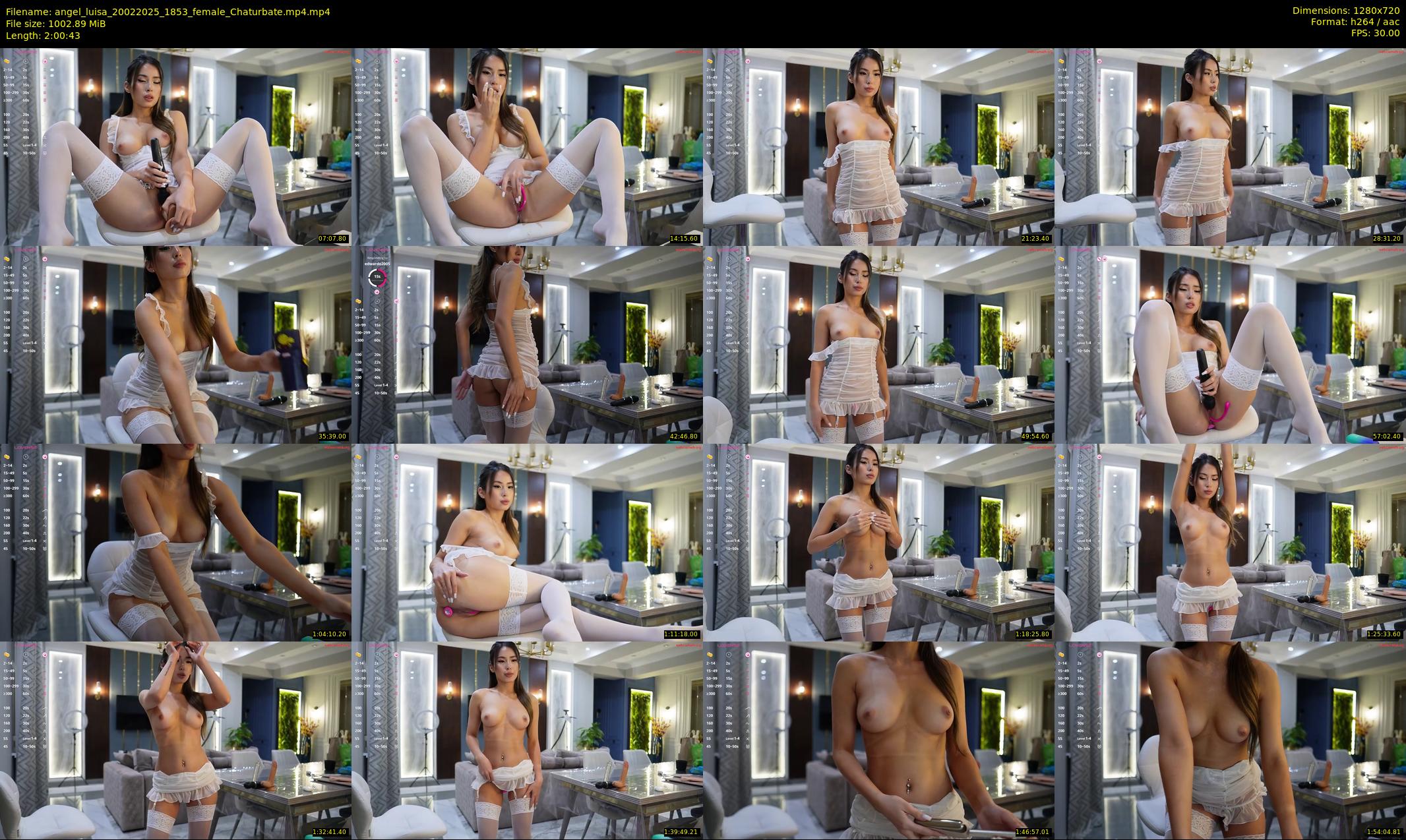 angel_luisa — 121 minute Chaturbate female cam show recording, 720p, Feb 20, 2025