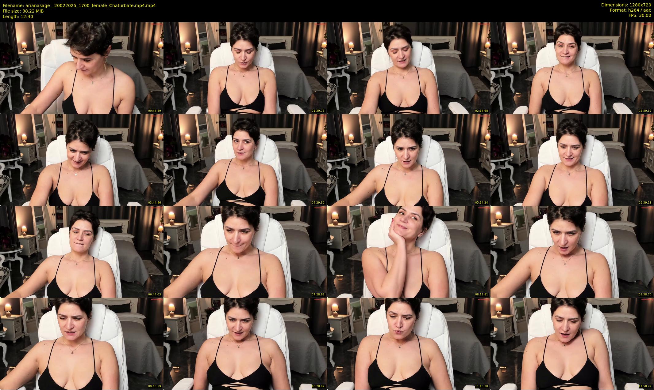 arianasage_ — 13 minute Chaturbate female cam show recording, 720p, Feb 20, 2025