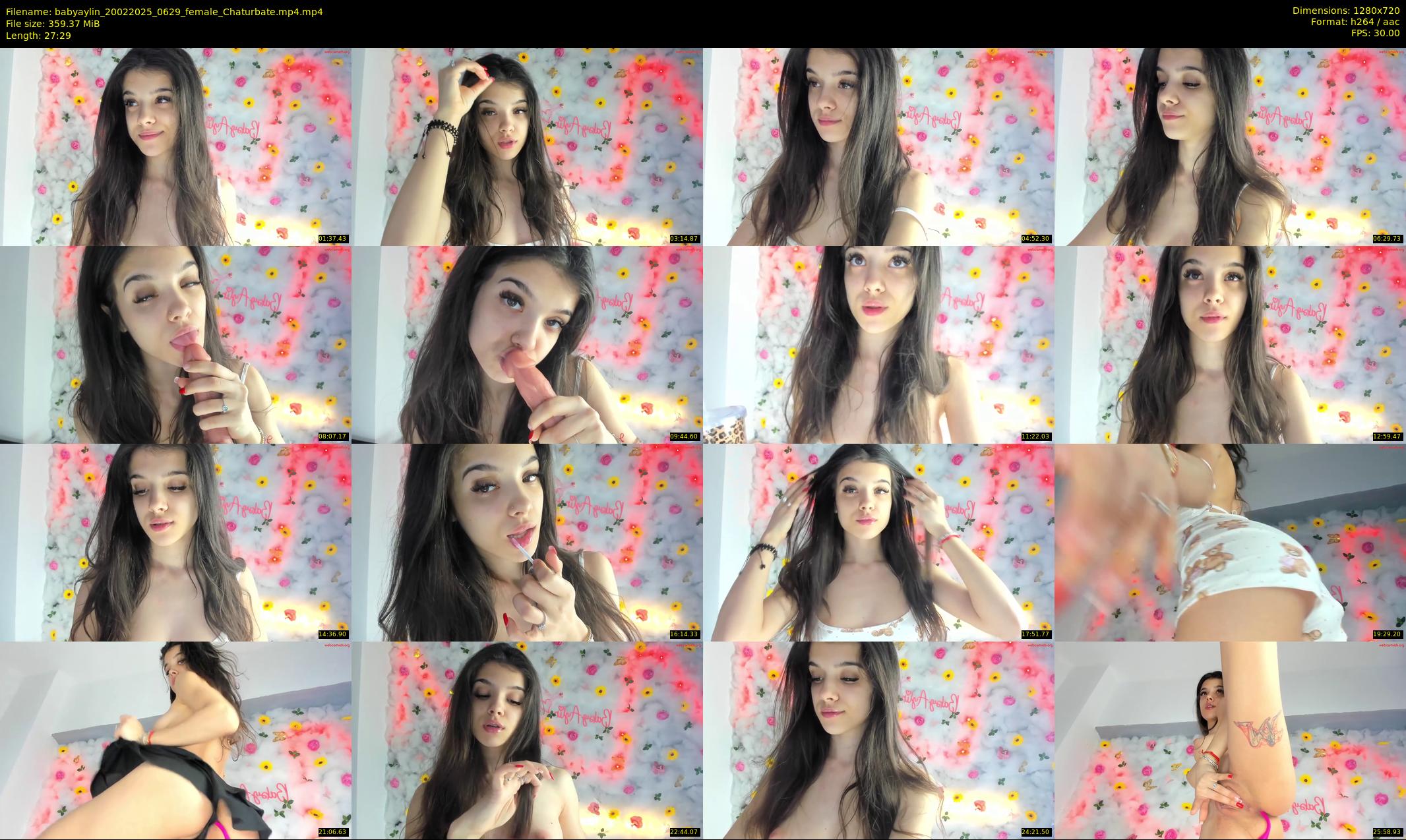 babyaylin — 28 minute Chaturbate female cam show recording, 720p, Feb 20, 2025