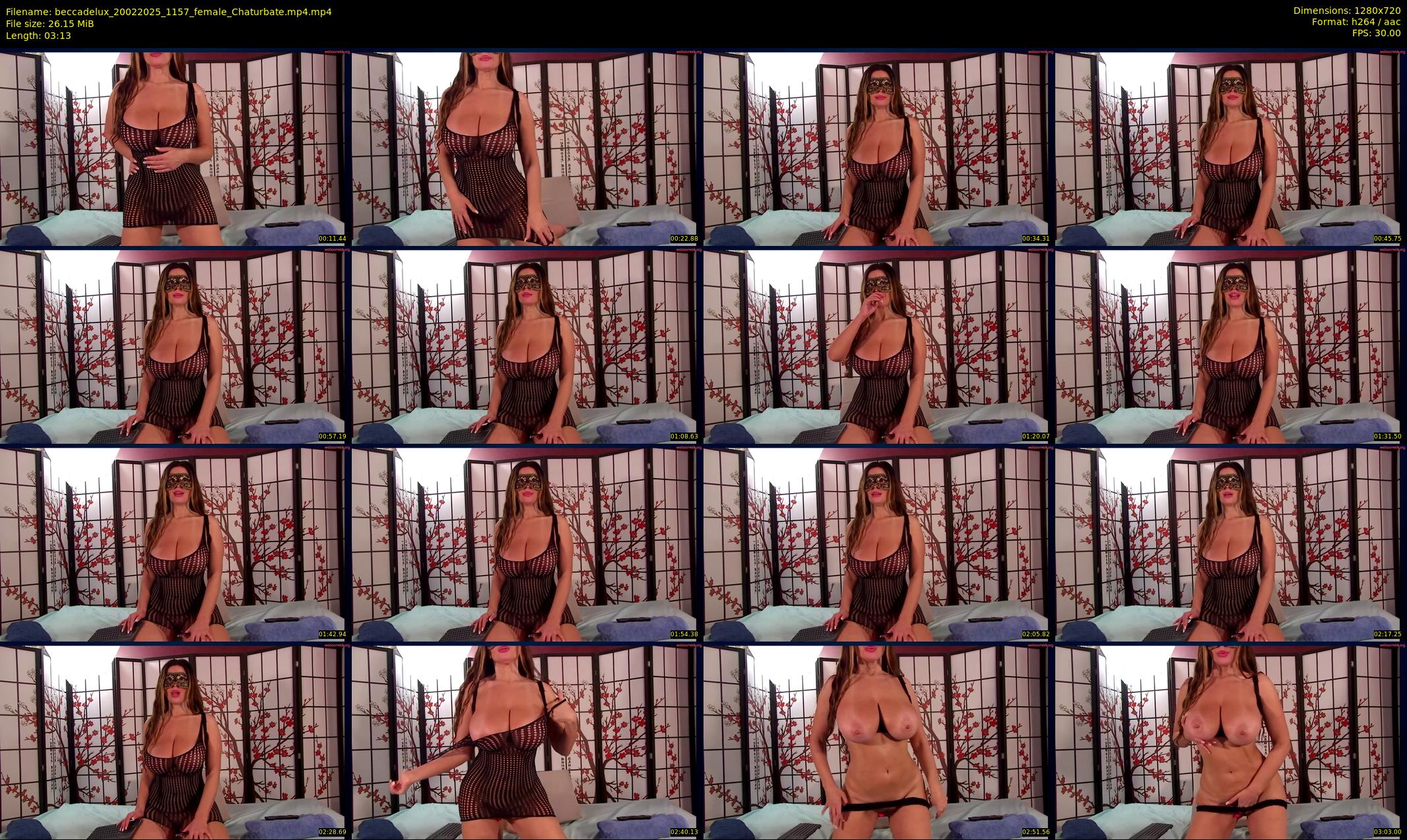 beccadelux — 4 minute Chaturbate female cam show recording, 720p, Feb 20, 2025