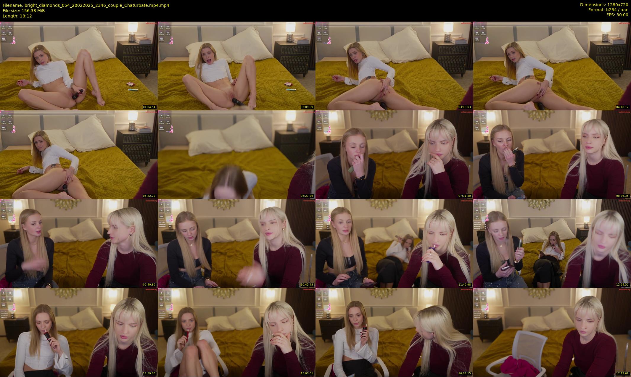 bright_diamonds_054 — 19 minute Chaturbate couple cam show recording, 720p, Feb 20, 2025