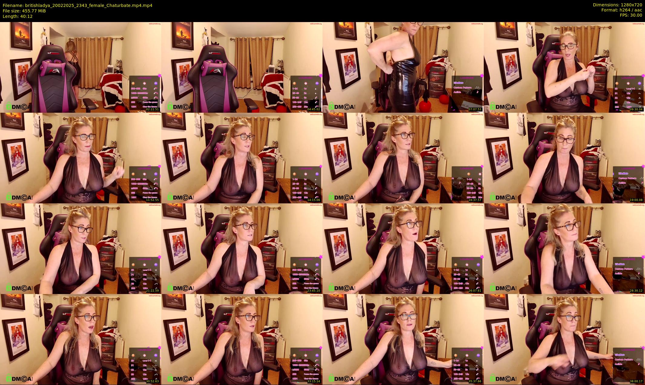 britishladya — 41 minute Chaturbate female cam show recording, 720p, Feb 20, 2025