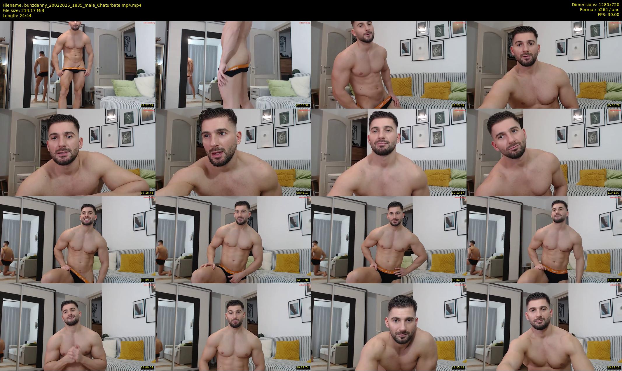 bunzdanny — 25 minute Chaturbate male cam show recording, 720p, Feb 20, 2025