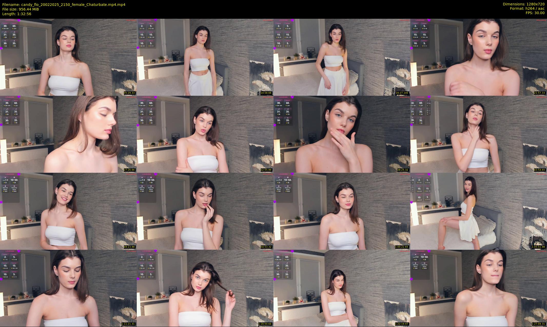 candy_flo — 93 minute Chaturbate female cam show recording, 720p, Feb 20, 2025