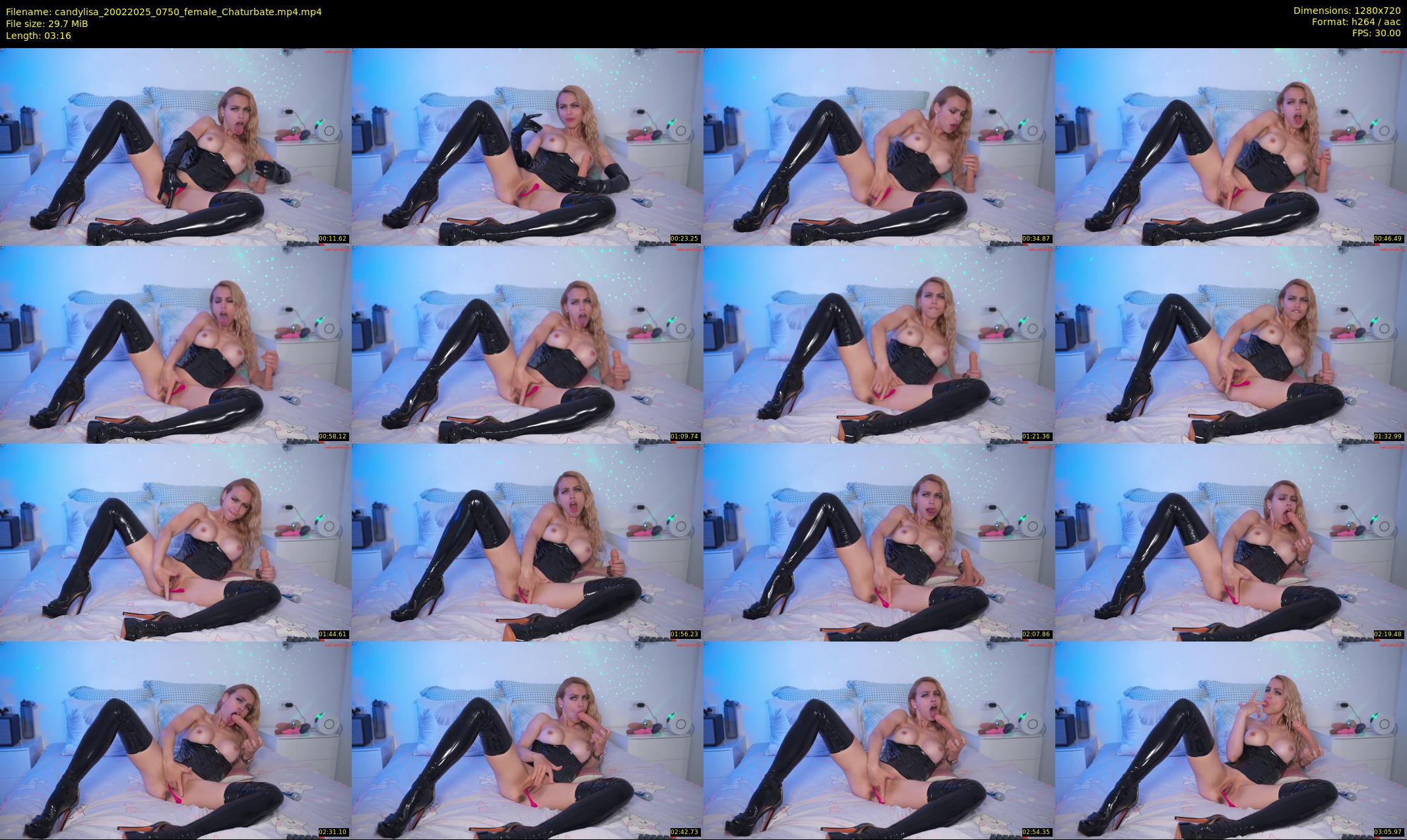 candylisa — 4 minute Chaturbate female cam show recording, 720p, Feb 20, 2025
