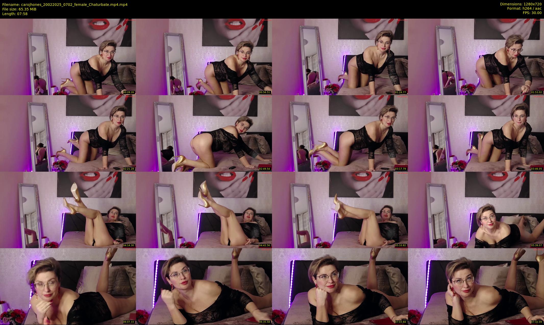 carojhones — 8 minute Chaturbate female cam show recording, 720p, Feb 20, 2025