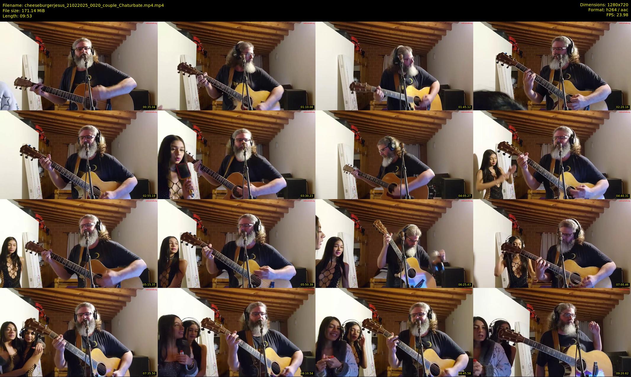 cheeseburgerjesus — 10 minute Chaturbate couple cam show recording, 720p, Feb 21, 2025