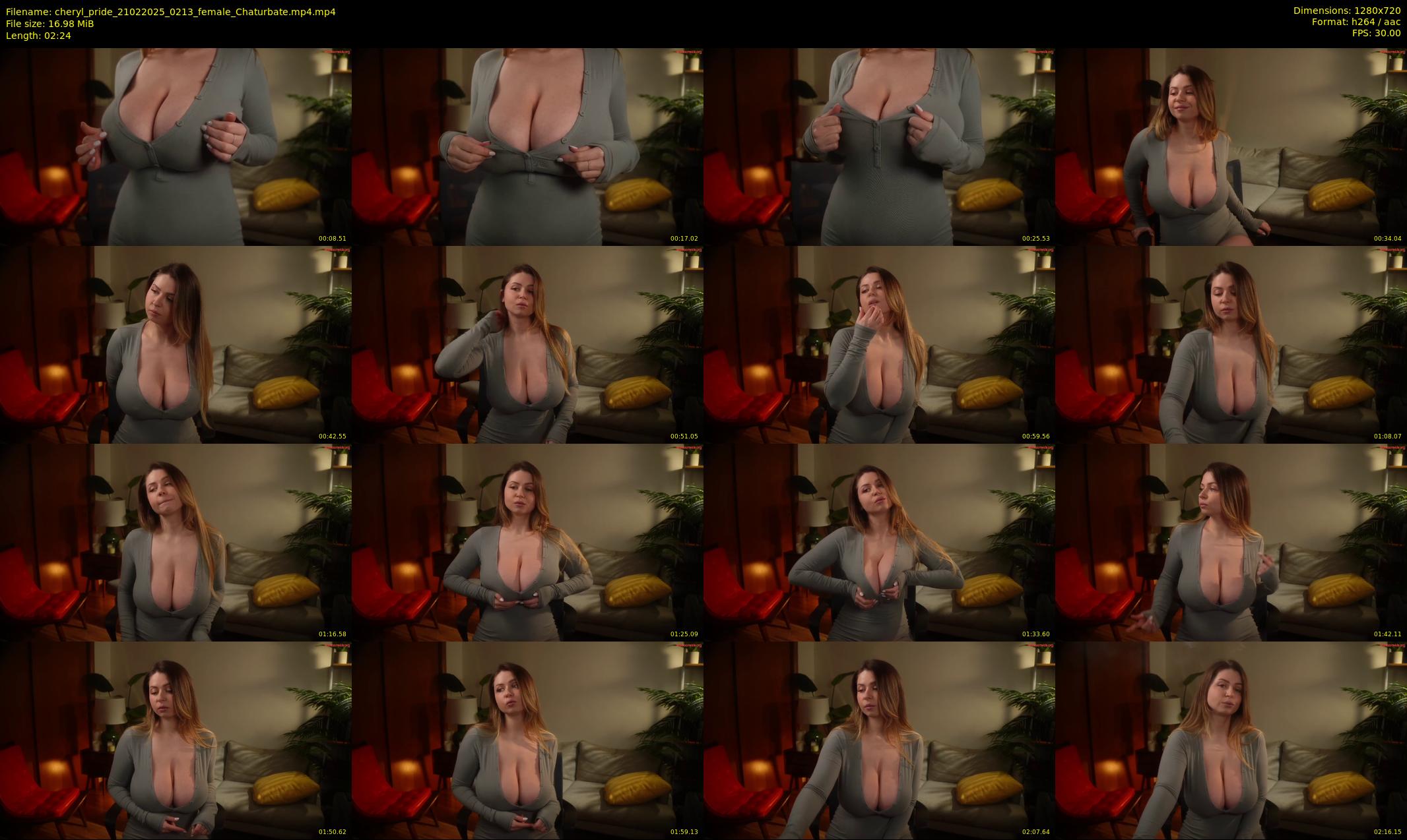 cheryl_pride — 3 minute Chaturbate female cam show recording, 720p, Feb 21, 2025