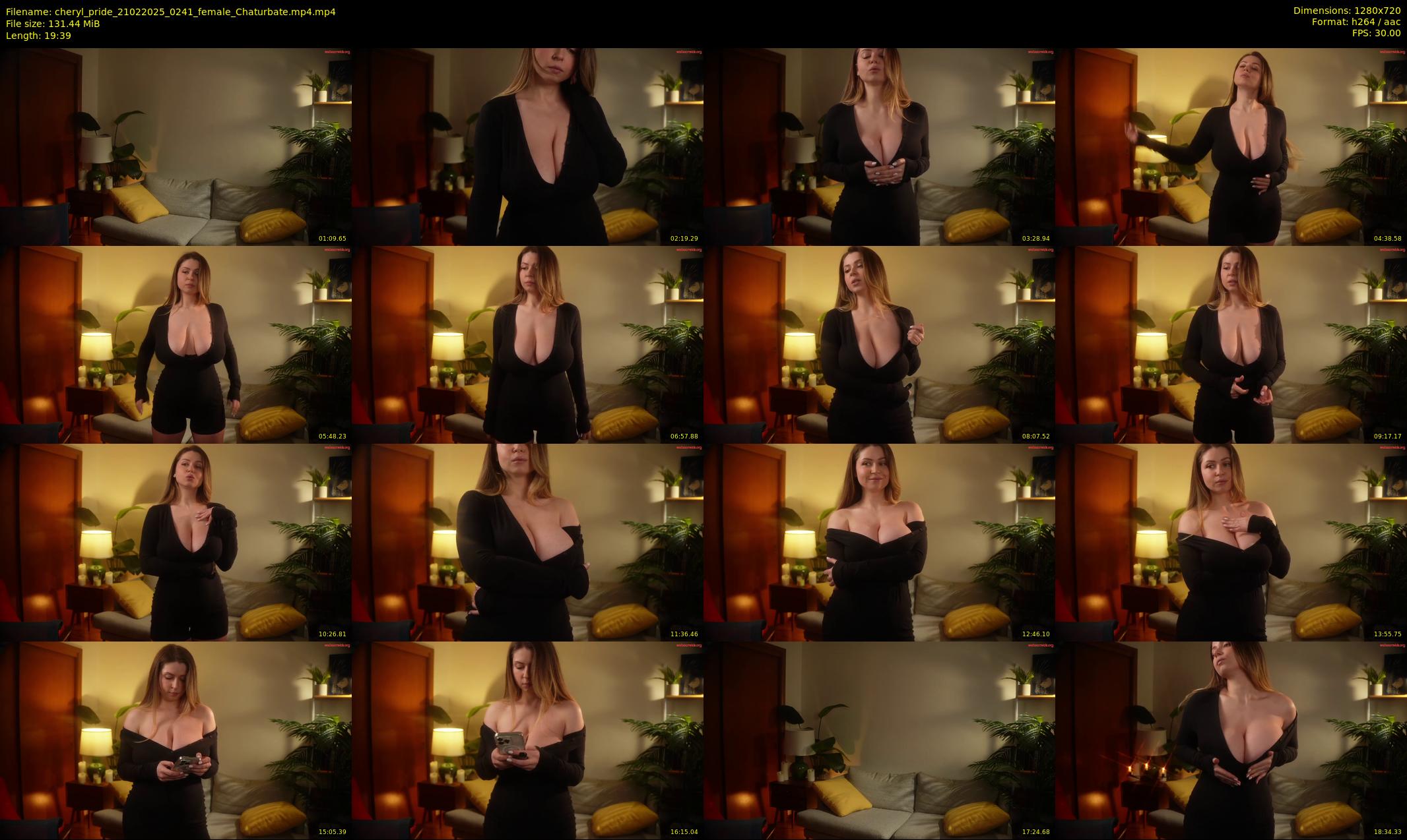 cheryl_pride — 20 minute Chaturbate female cam show recording, 720p, Feb 21, 2025