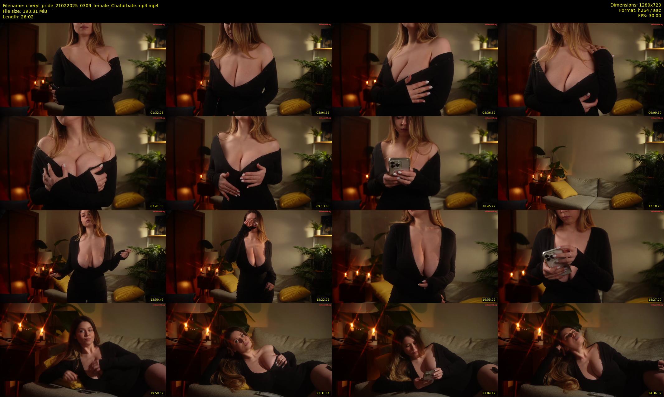 cheryl_pride — 27 minute Chaturbate female cam show recording, 720p, Feb 21, 2025