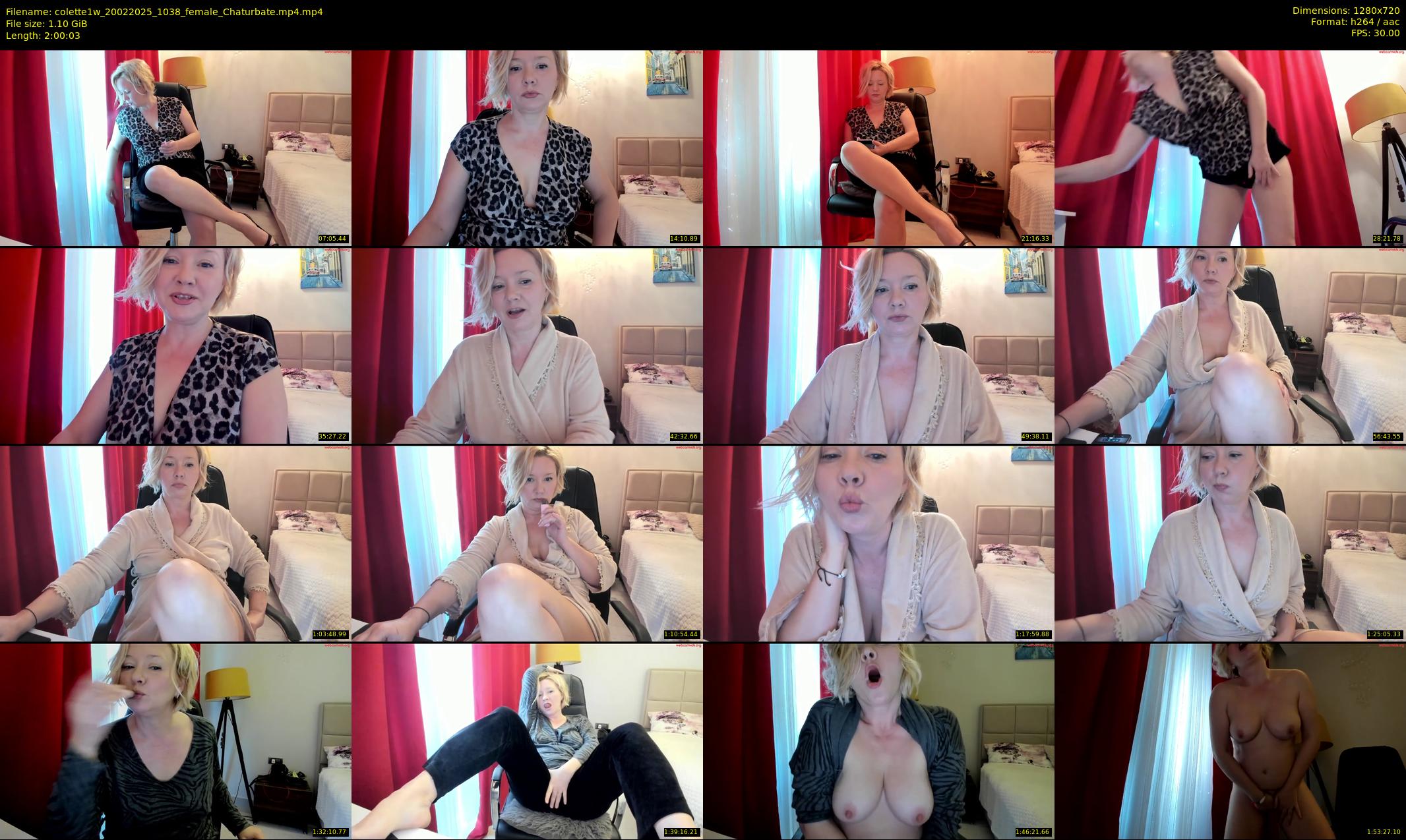colette1w — 121 minute Chaturbate female cam show recording, 720p, Feb 20, 2025
