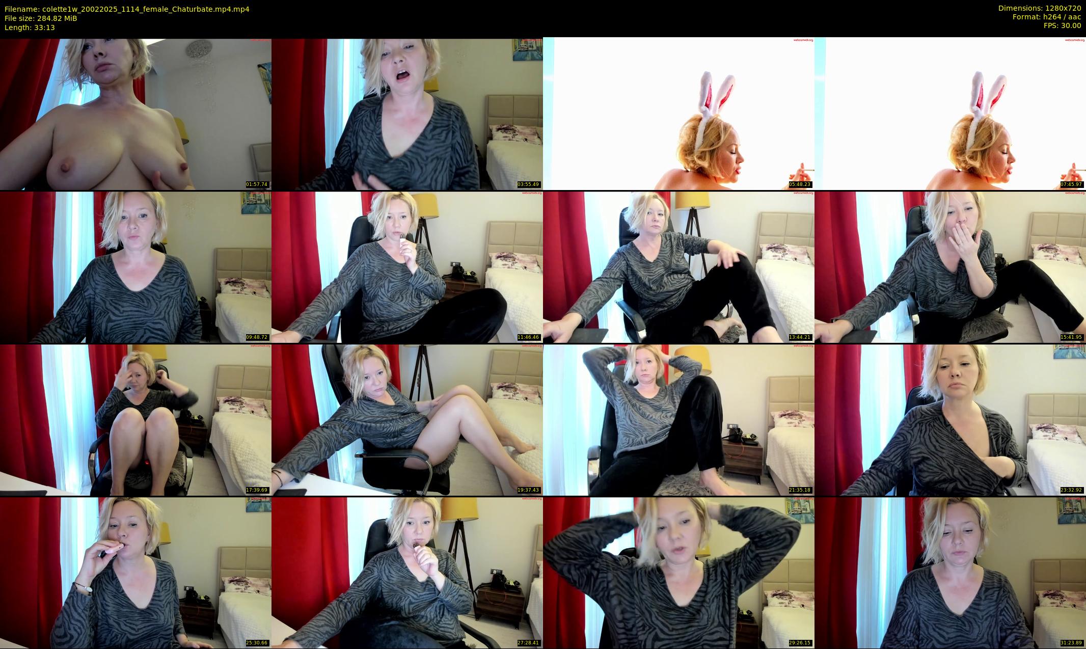 colette1w — 34 minute Chaturbate female cam show recording, 720p, Feb 20, 2025