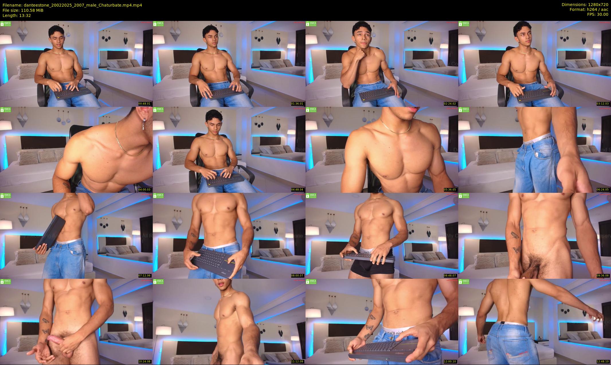danteestone — 14 minute Chaturbate male cam show recording, 720p, Feb 20, 2025