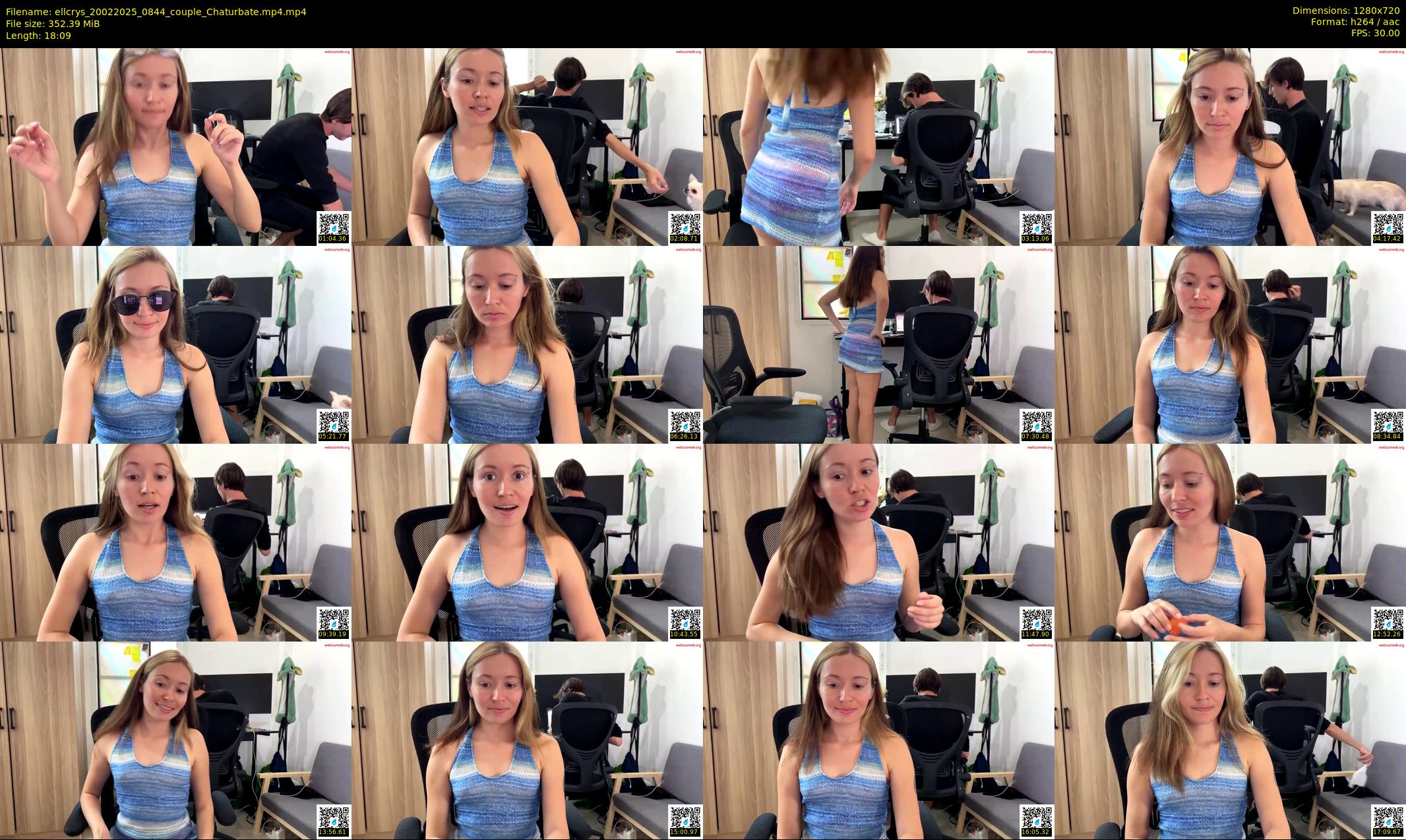ellcrys — 19 minute Chaturbate couple cam show recording, 720p, Feb 20, 2025
