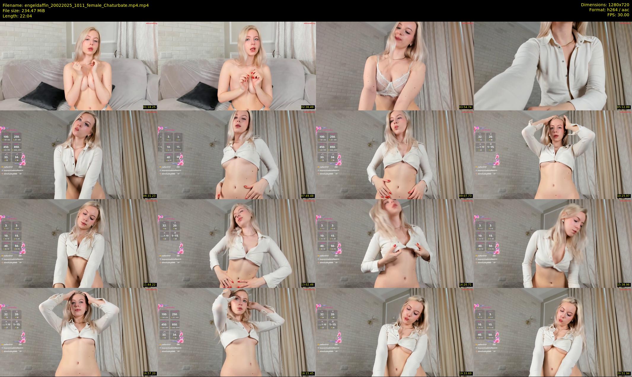 engeldaffin — 23 minute Chaturbate female cam show recording, 720p, Feb 20, 2025