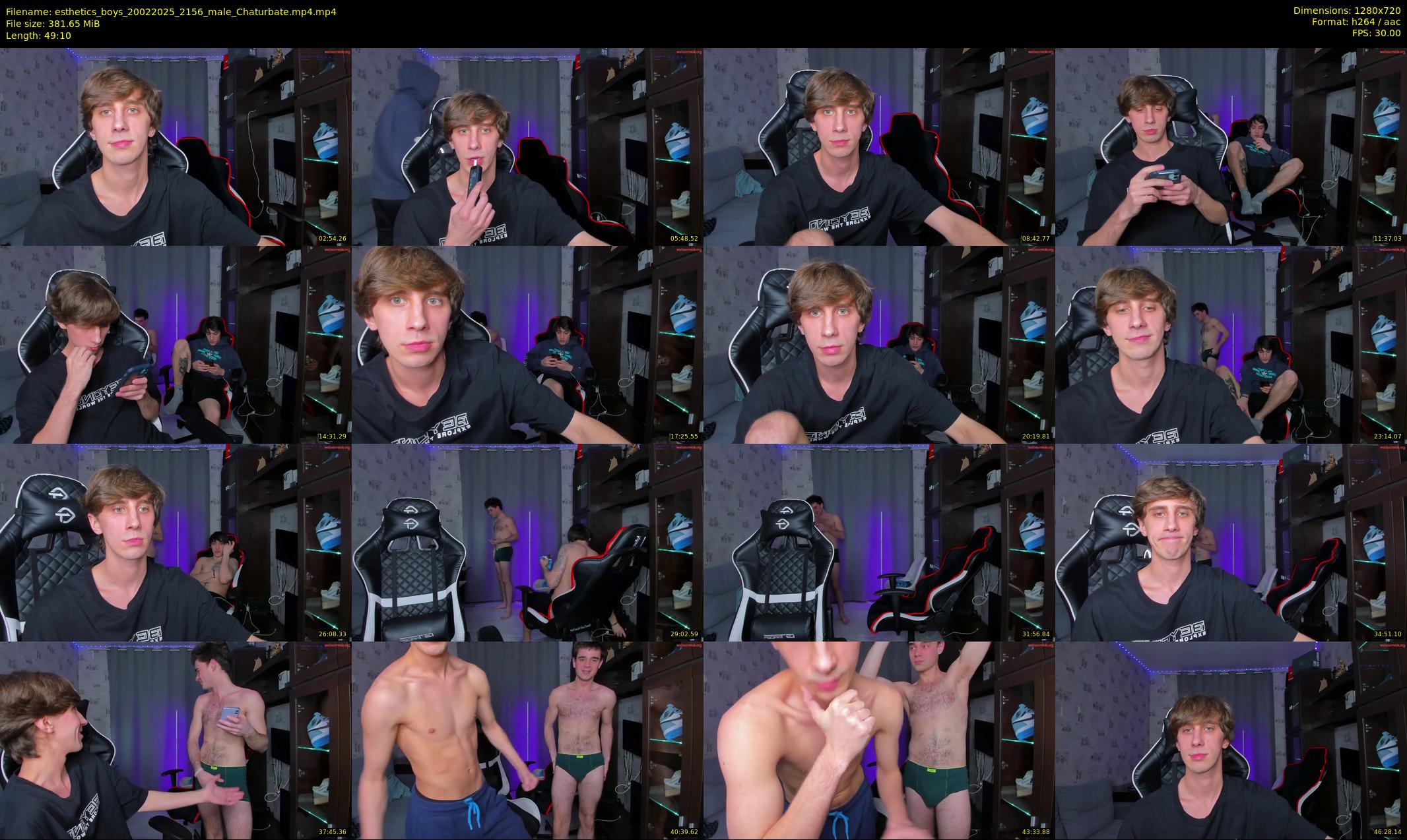 esthetics_boys — 50 minute Chaturbate male cam show recording, 720p, Feb 20, 2025