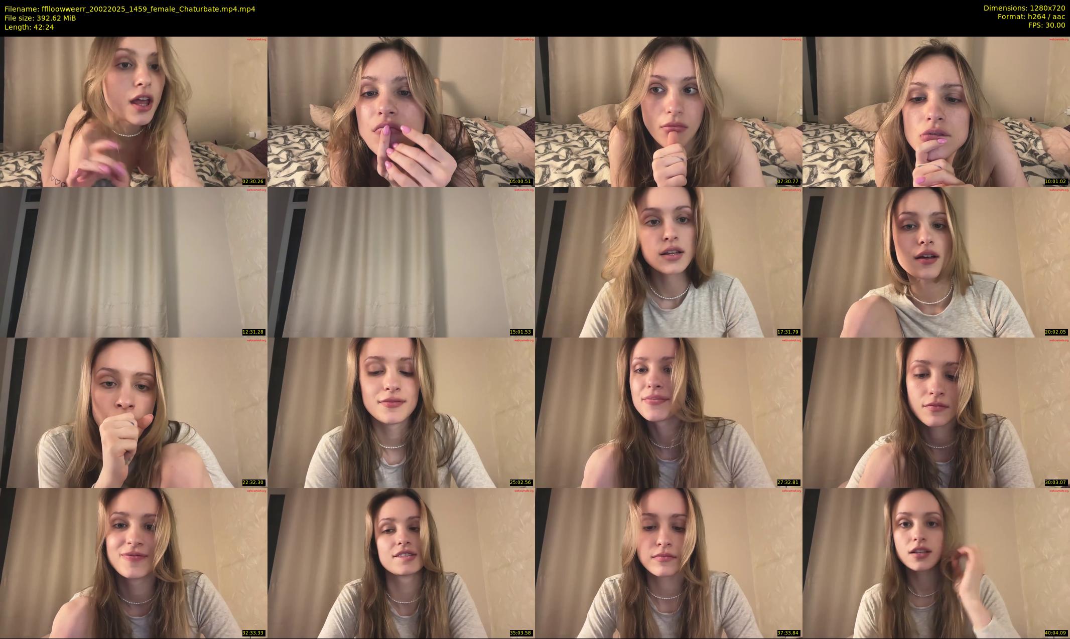 fflloowweerr — 43 minute Chaturbate couple cam show recording, 720p, Feb 20, 2025