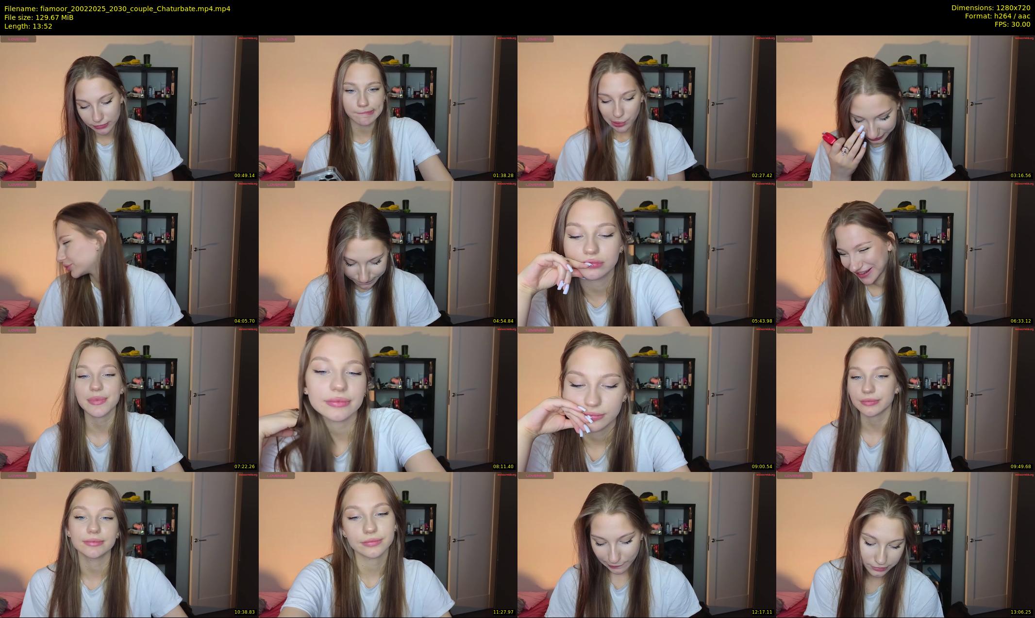 fiamoor — 14 minute Chaturbate female cam show recording, 720p, Feb 20, 2025