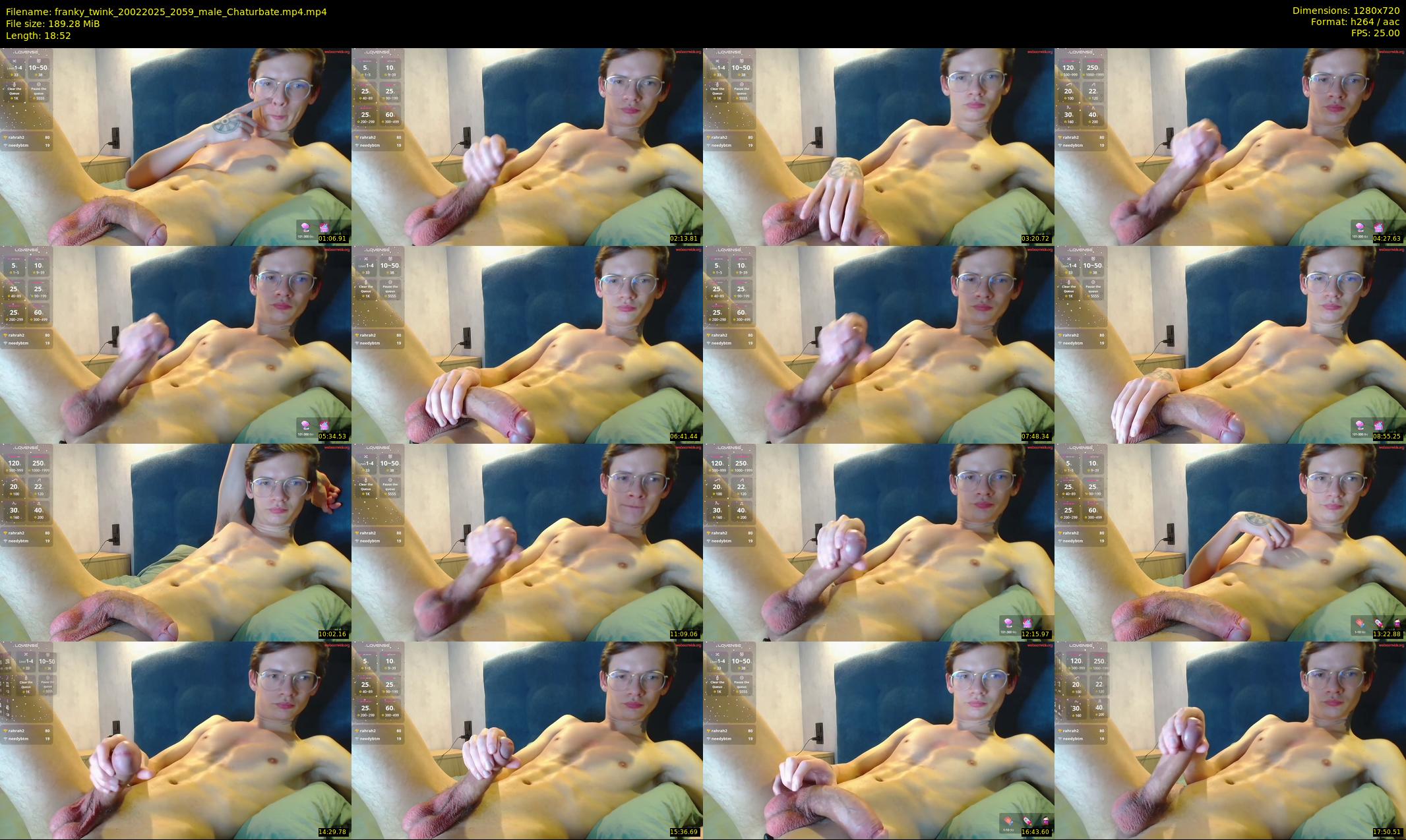 franky_twink — 19 minute Chaturbate male cam show recording, 720p, Feb 20, 2025