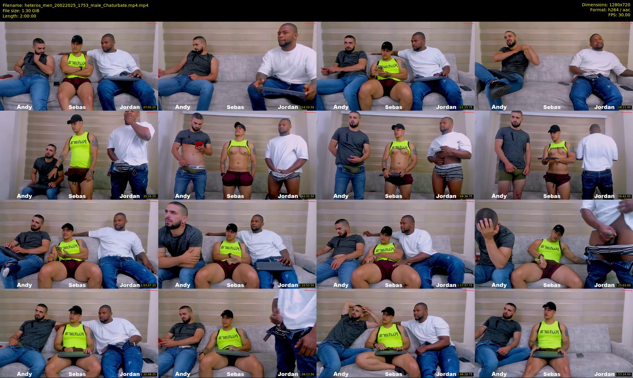 heteros_men — 120 minute Chaturbate male cam show recording, 720p, Feb 20, 2025