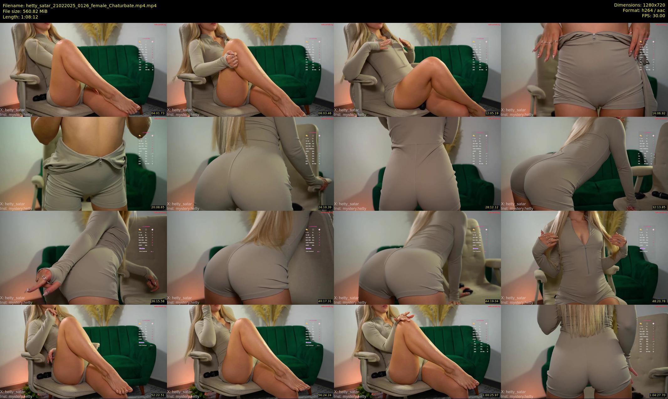hetty_satar — 69 minute Chaturbate female cam show recording, 720p, Feb 21, 2025