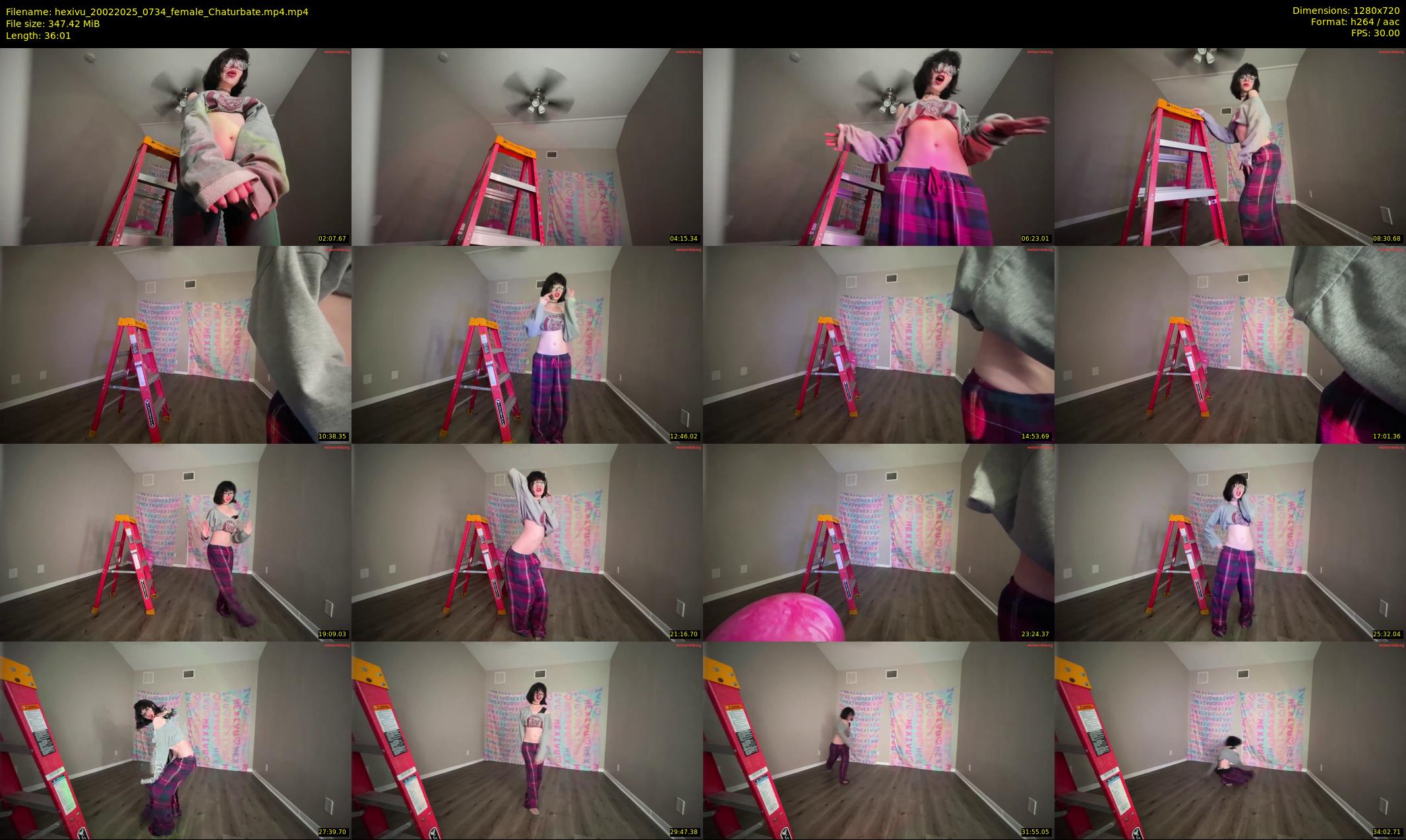 hexivu — 37 minute Chaturbate female cam show recording, 720p, Feb 20, 2025