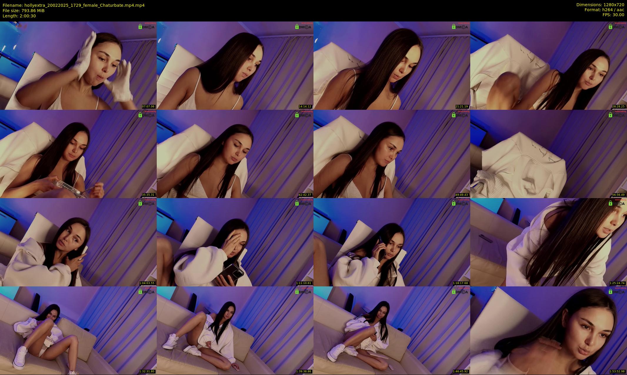 hollyextra — 121 minute Chaturbate female cam show recording, 720p, Feb 20, 2025