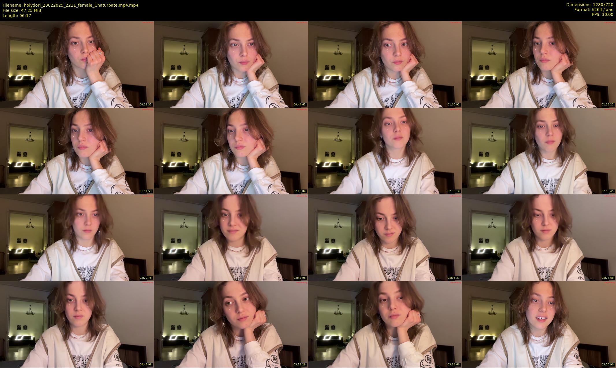 holydori — 7 minute Chaturbate female cam show recording, 720p, Feb 20, 2025