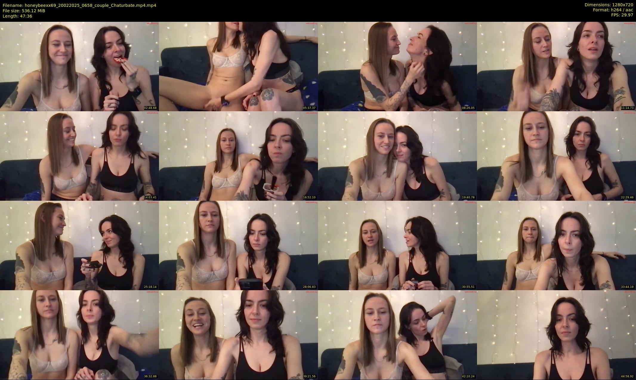 honeybeexx69 — 48 minute Chaturbate couple cam show recording, 720p, Feb 20, 2025