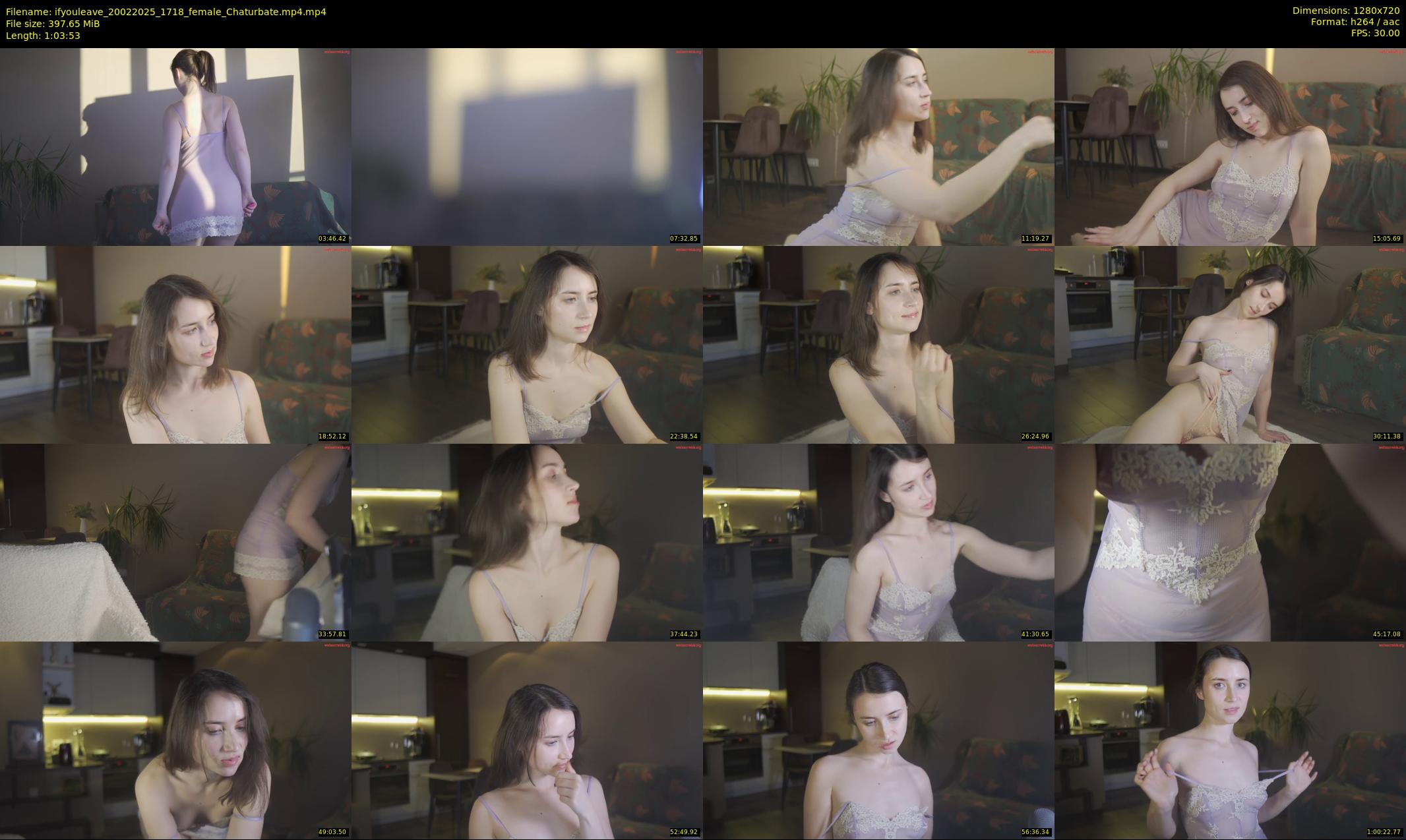 ifyouleave — 64 minute Chaturbate female cam show recording, 720p, Feb 20, 2025