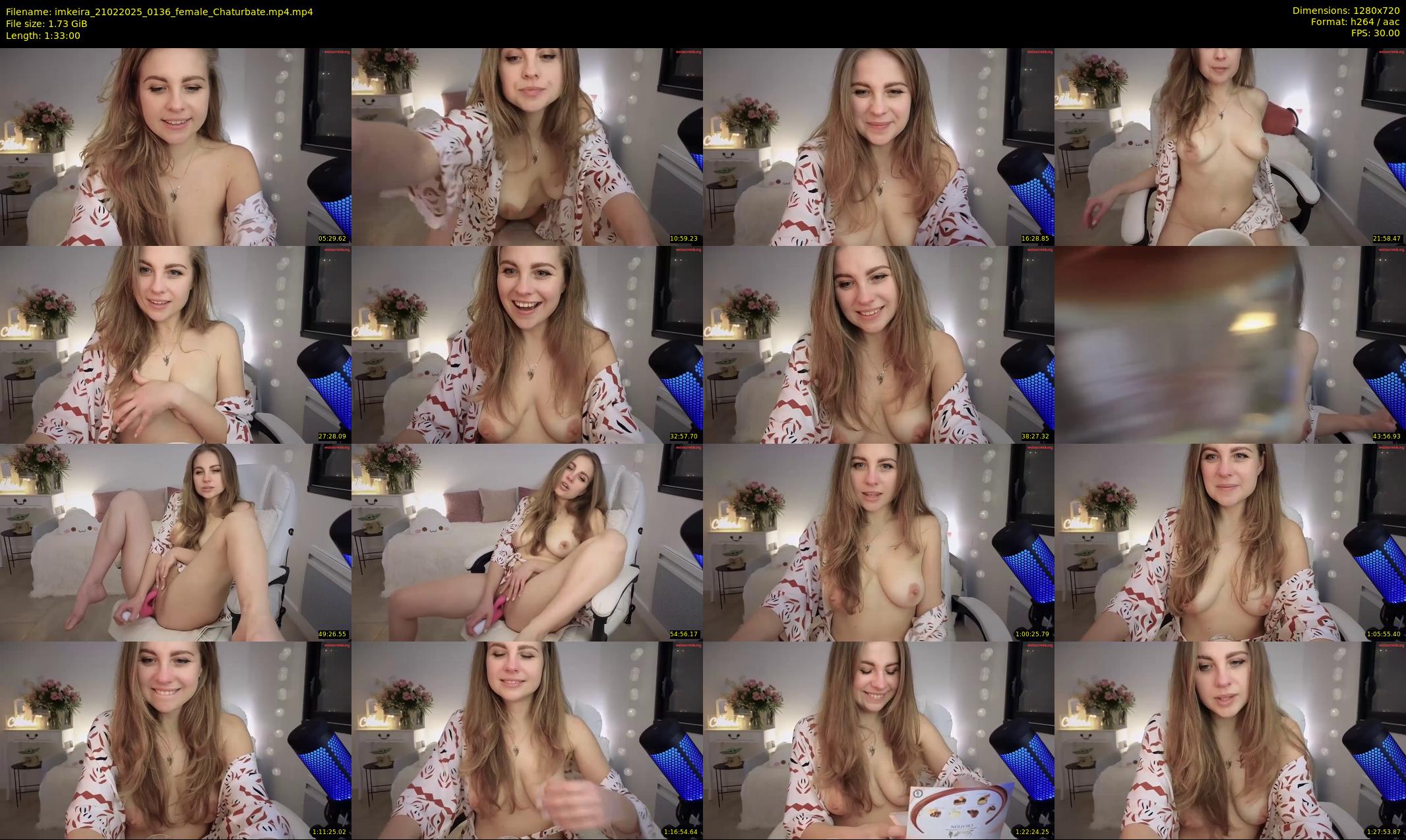 imkeira — 93 minute Chaturbate female cam show recording, 720p, Feb 21, 2025